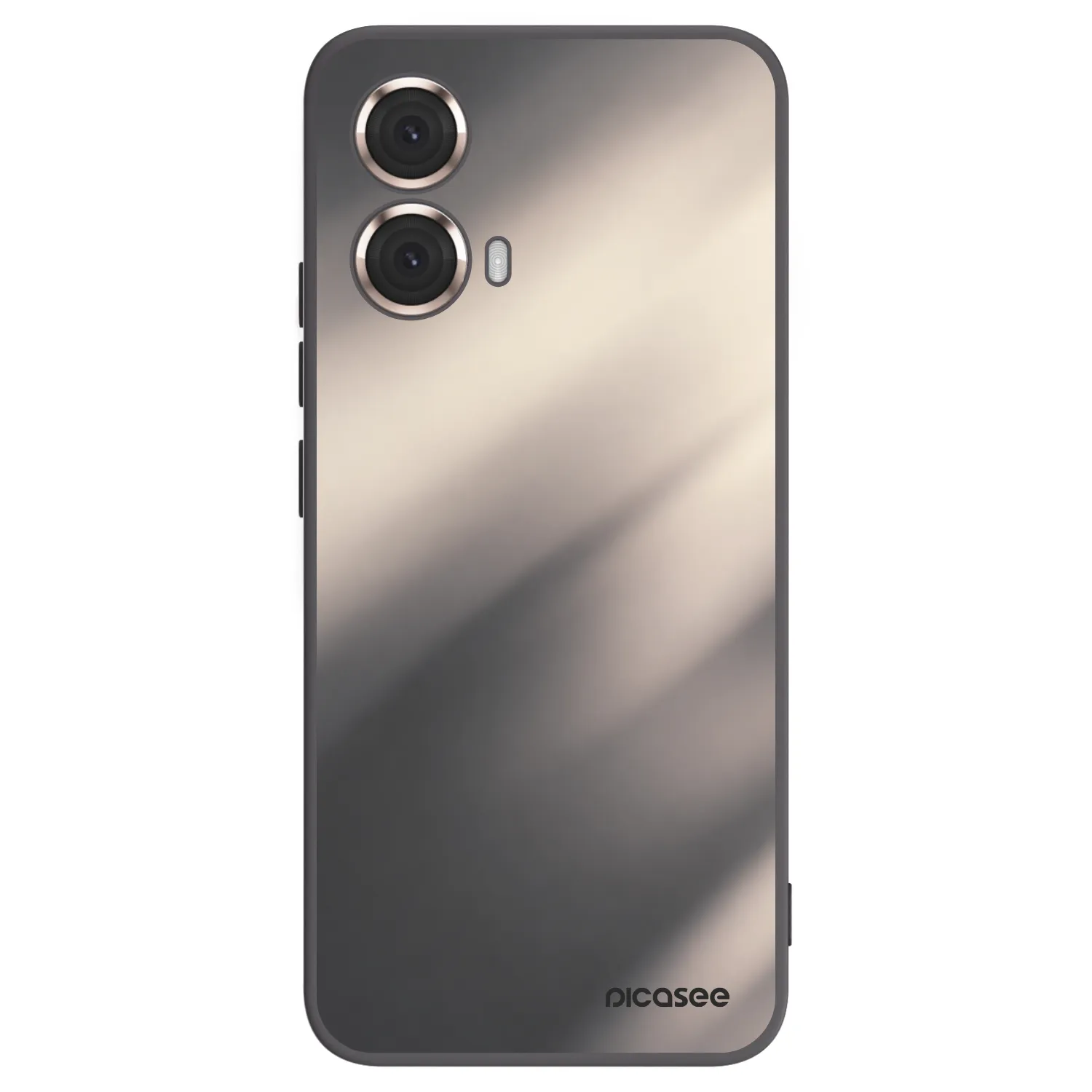 Picasee silikonski črni ovitek za Motorola Moto G85 - Smoky Beige