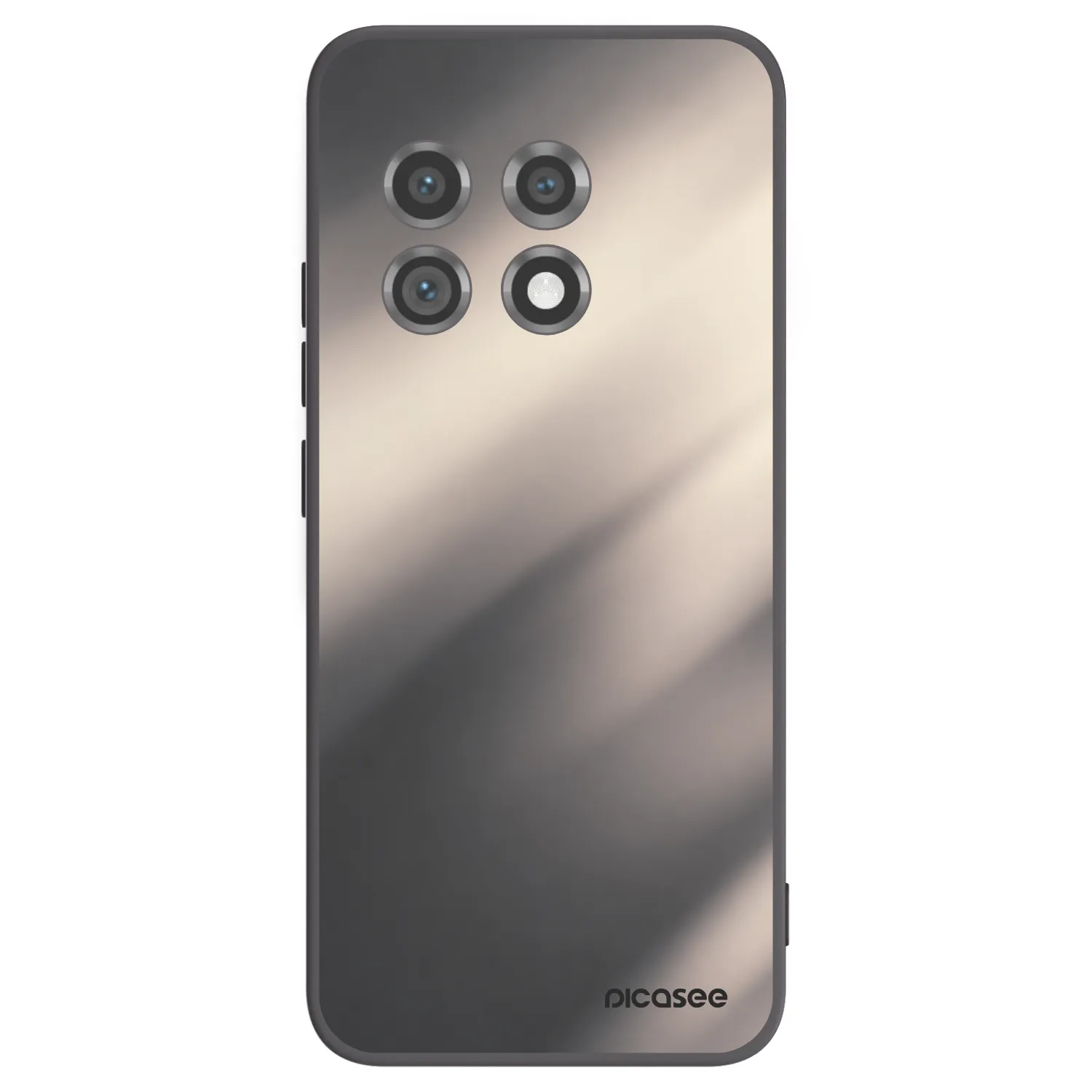 Picasee silikonski črni ovitek za OnePlus 11 5G - Smoky Beige