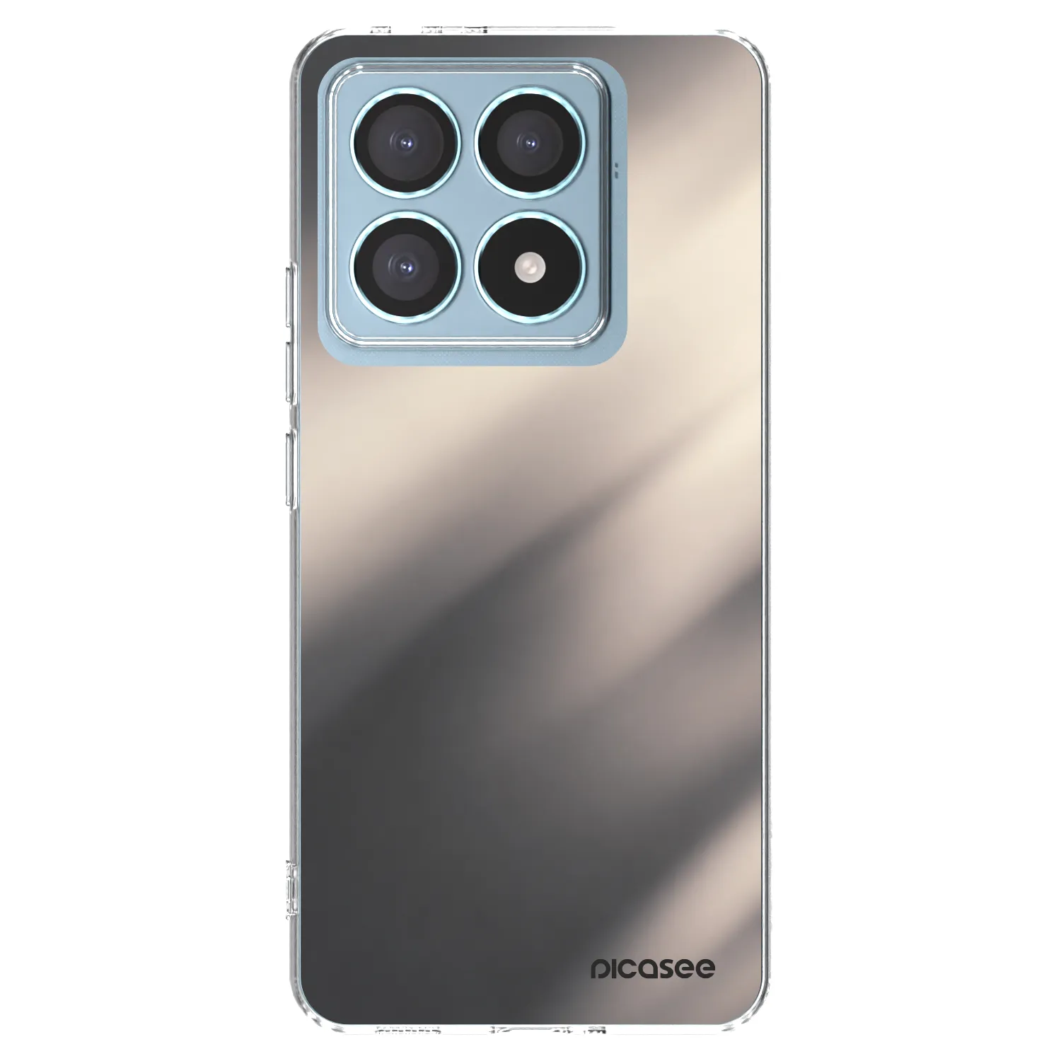 Picasee silikonski prozorni ovitek za Xiaomi 14T Pro - Smoky Beige