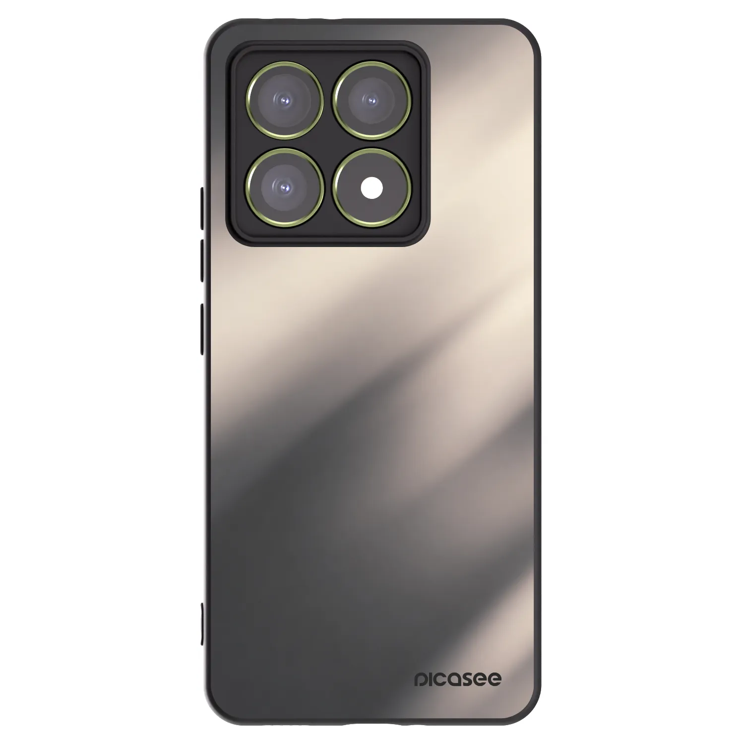 Picasee silikonski črni ovitek za Xiaomi 14T - Smoky Beige