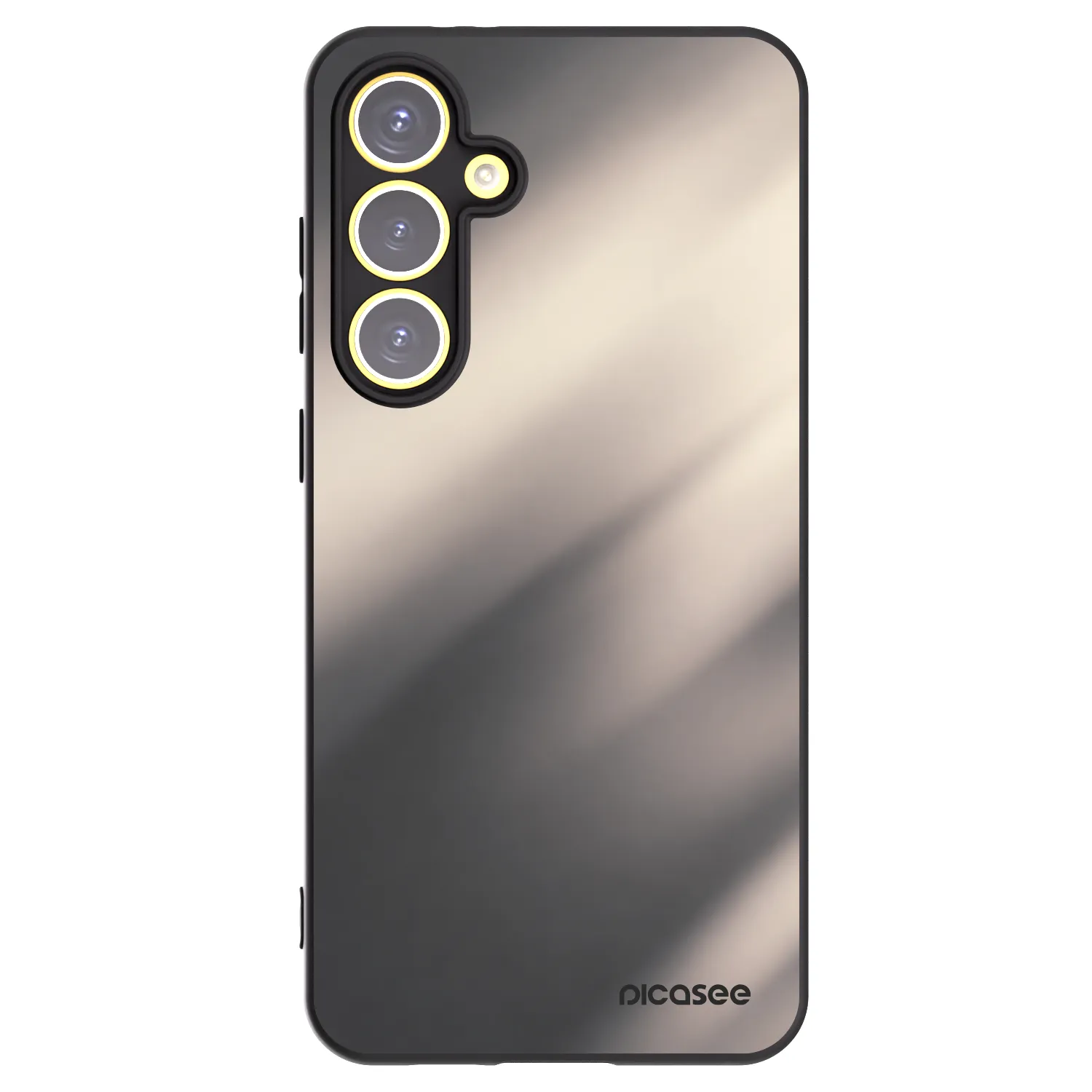 Picasee silikonski črni ovitek za Samsung Galaxy S24 FE S721B - Smoky Beige