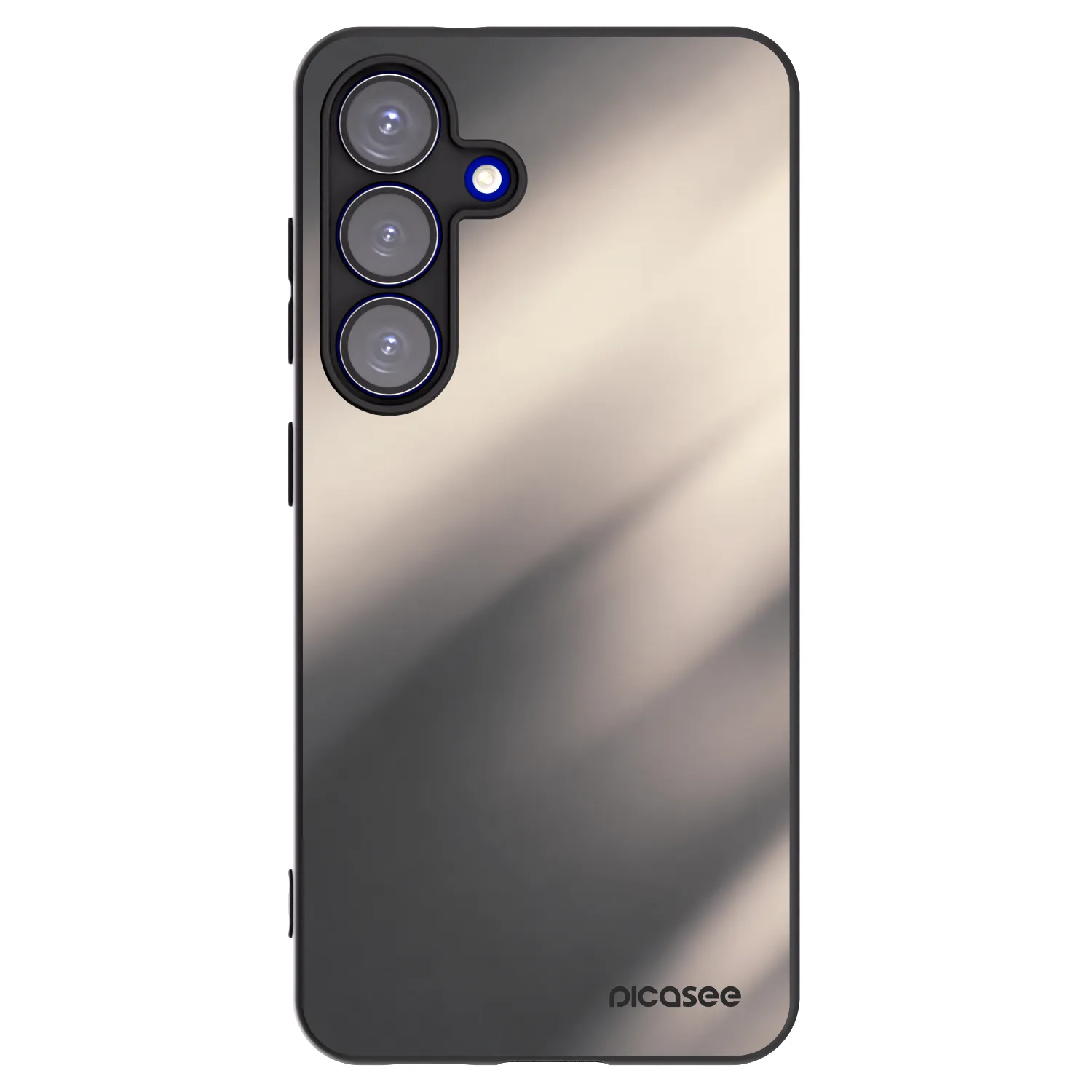 Picasee silikonski črni ovitek za Samsung Galaxy S25 5G - Smoky Beige