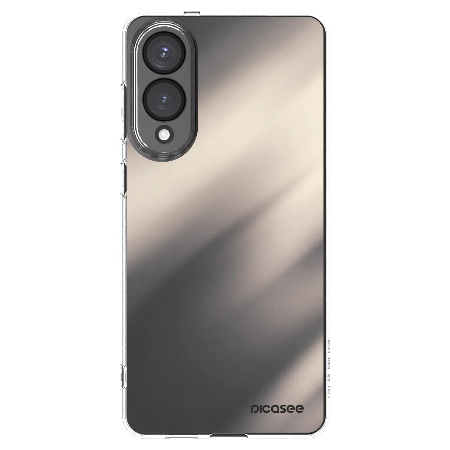 Picasee silikonski prozorni ovitek za Samsung Galaxy S25 Edge 5G - Smoky Beige