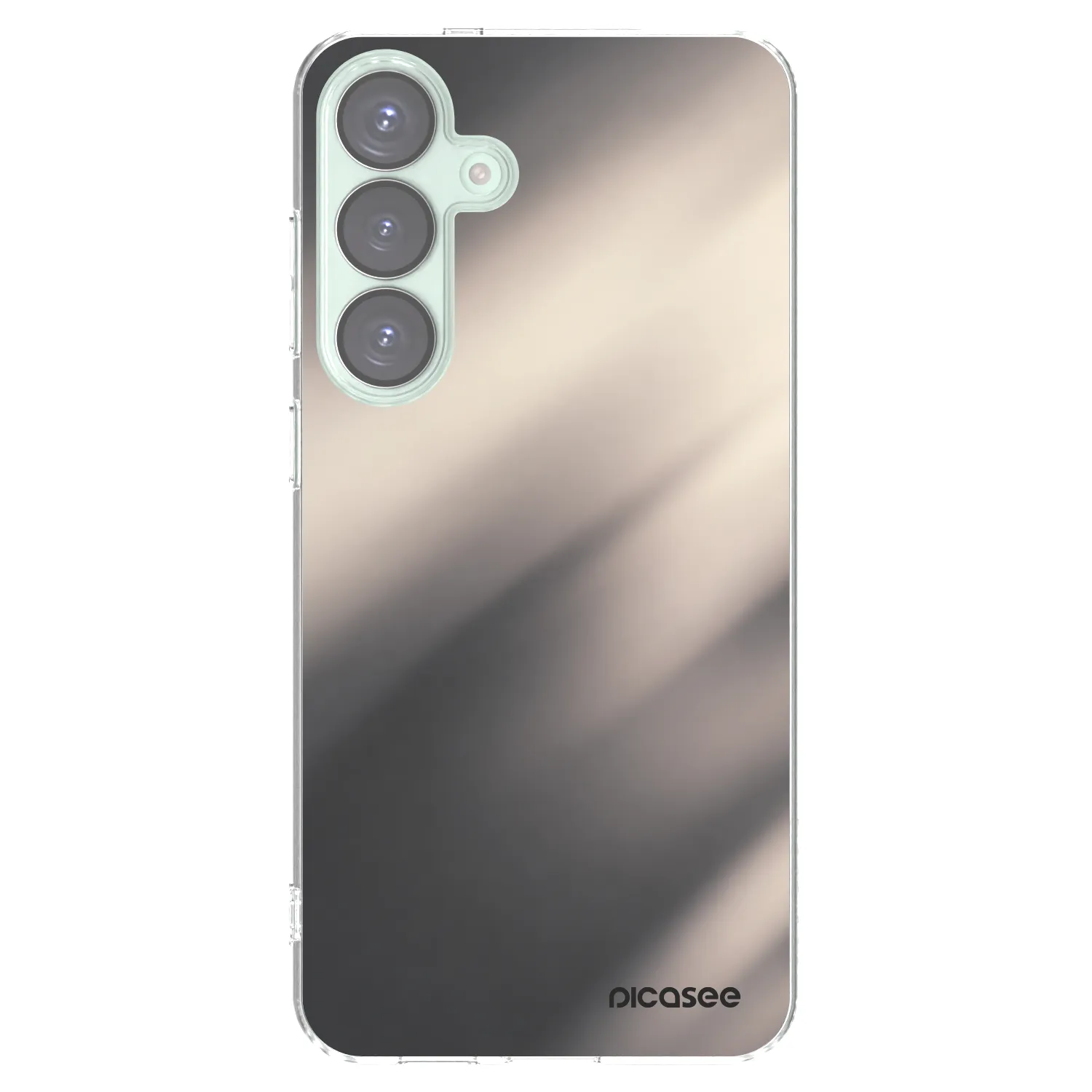 Picasee silikonski prozorni ovitek za Samsung Galaxy S25+ 5G - Smoky Beige