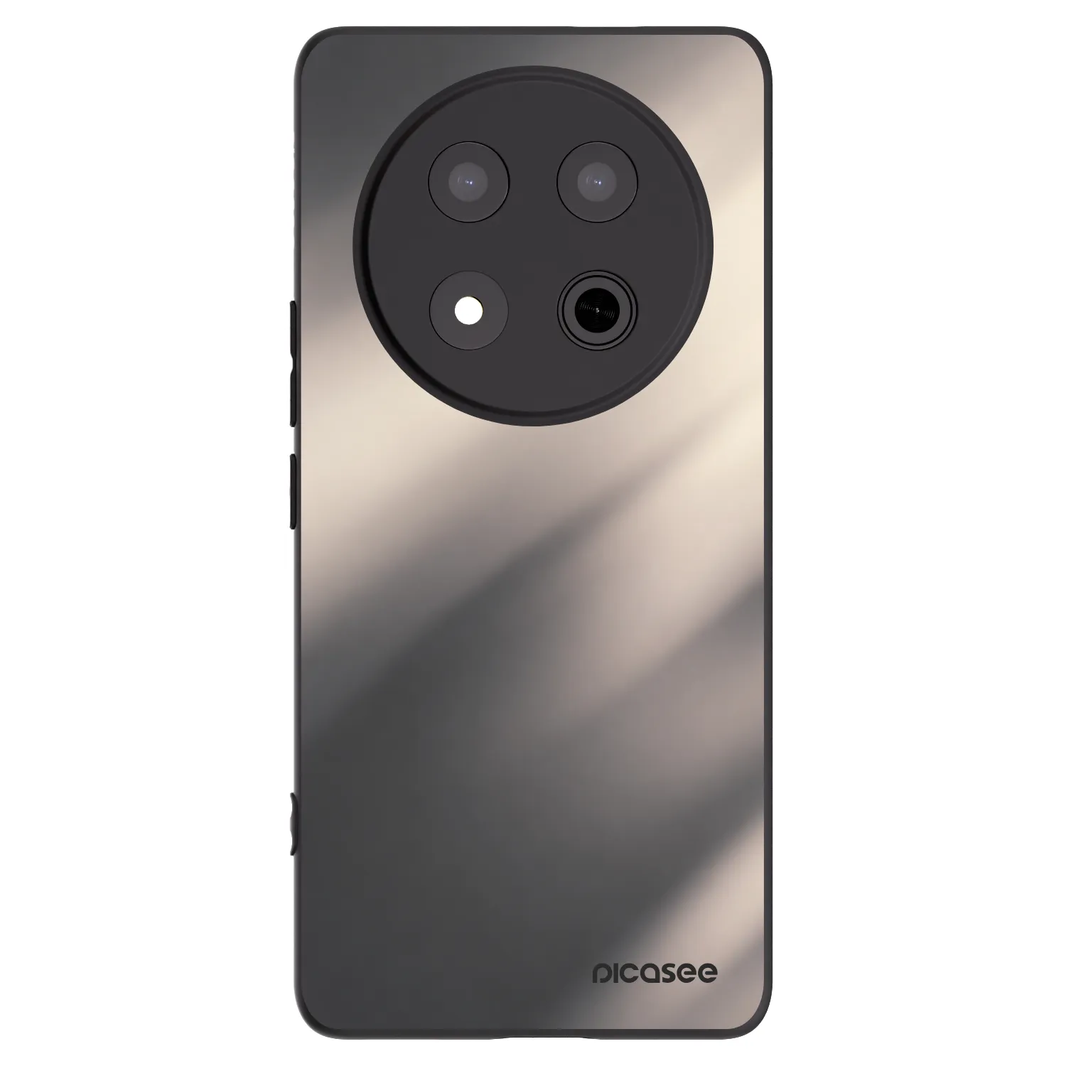Picasee silikonski črni ovitek za Honor Magic7 Lite 5G - Smoky Beige