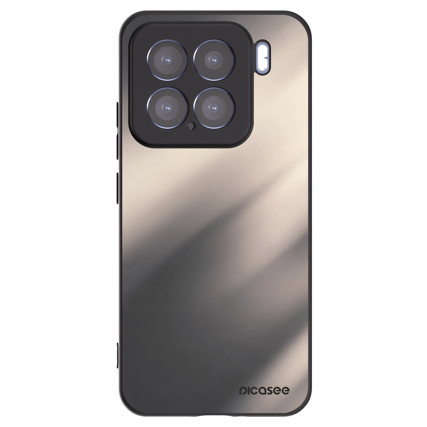 Picasee silikonski črni ovitek za Xiaomi 15 - Smoky Beige