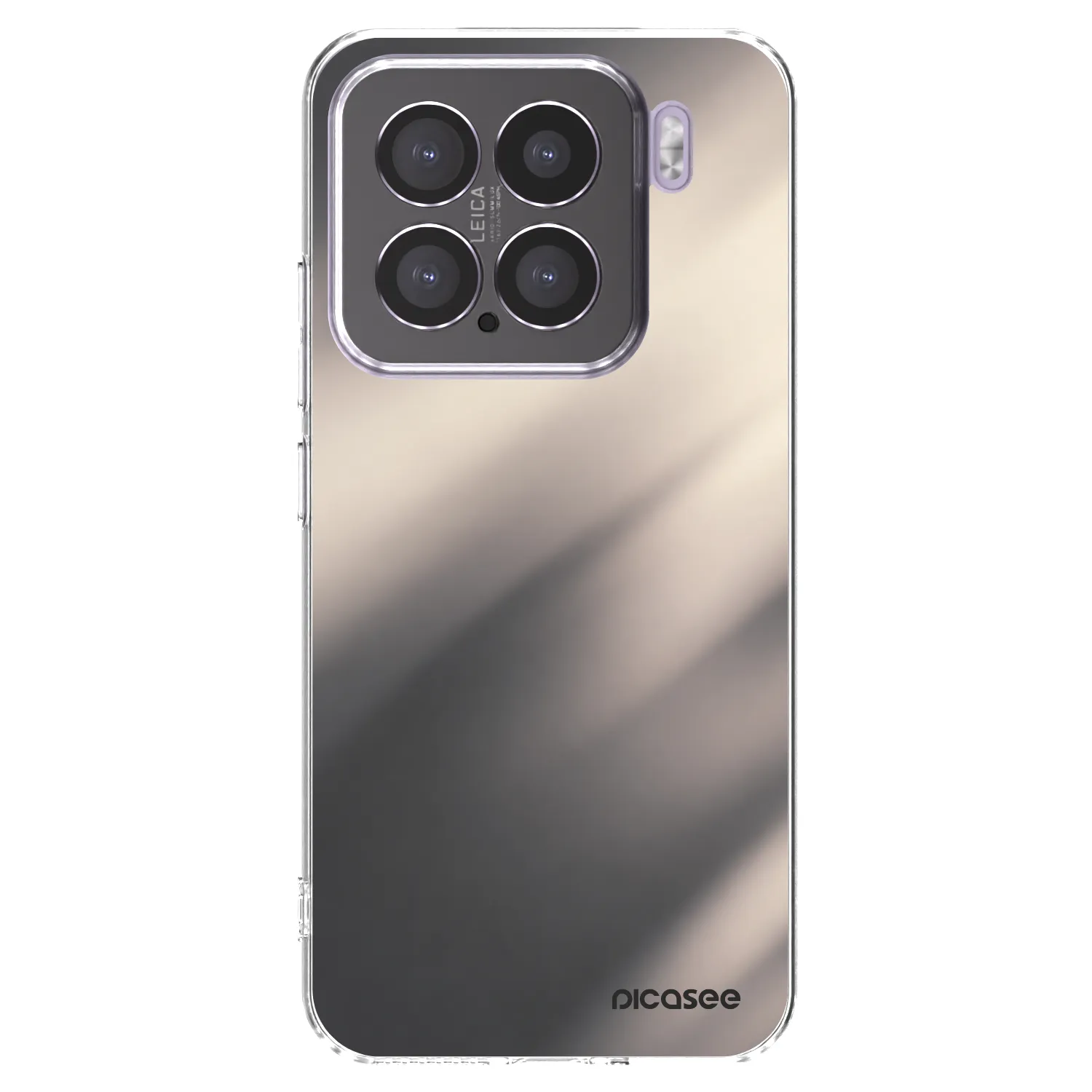 Picasee silikonski prozorni ovitek za Xiaomi 15 - Smoky Beige