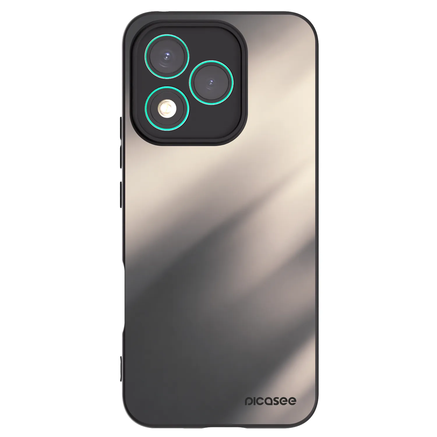 Picasee silikonski črni ovitek za Honor 400 Lite 5G - Smoky Beige