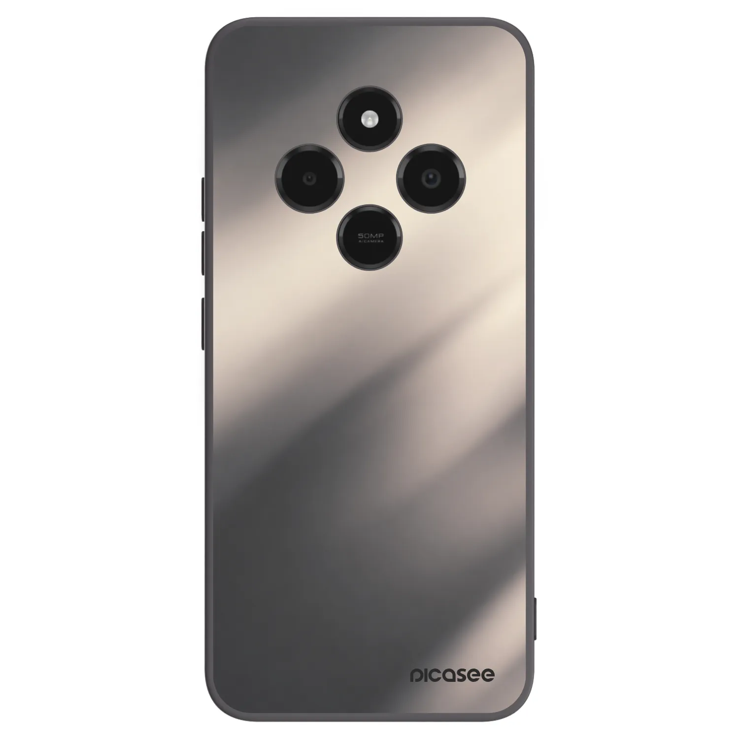 Picasee silikonski črni ovitek za Xiaomi Poco C75 - Smoky Beige