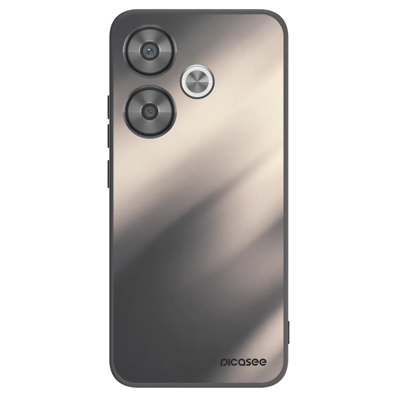 Picasee silikonski črni ovitek za Xiaomi Poco F6 - Smoky Beige
