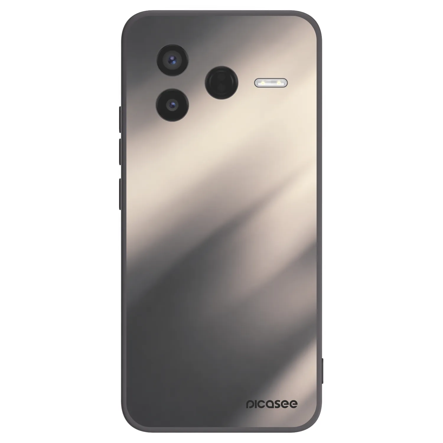 Picasee silikonski črni ovitek za Xiaomi Poco F7 Pro 5G - Smoky Beige