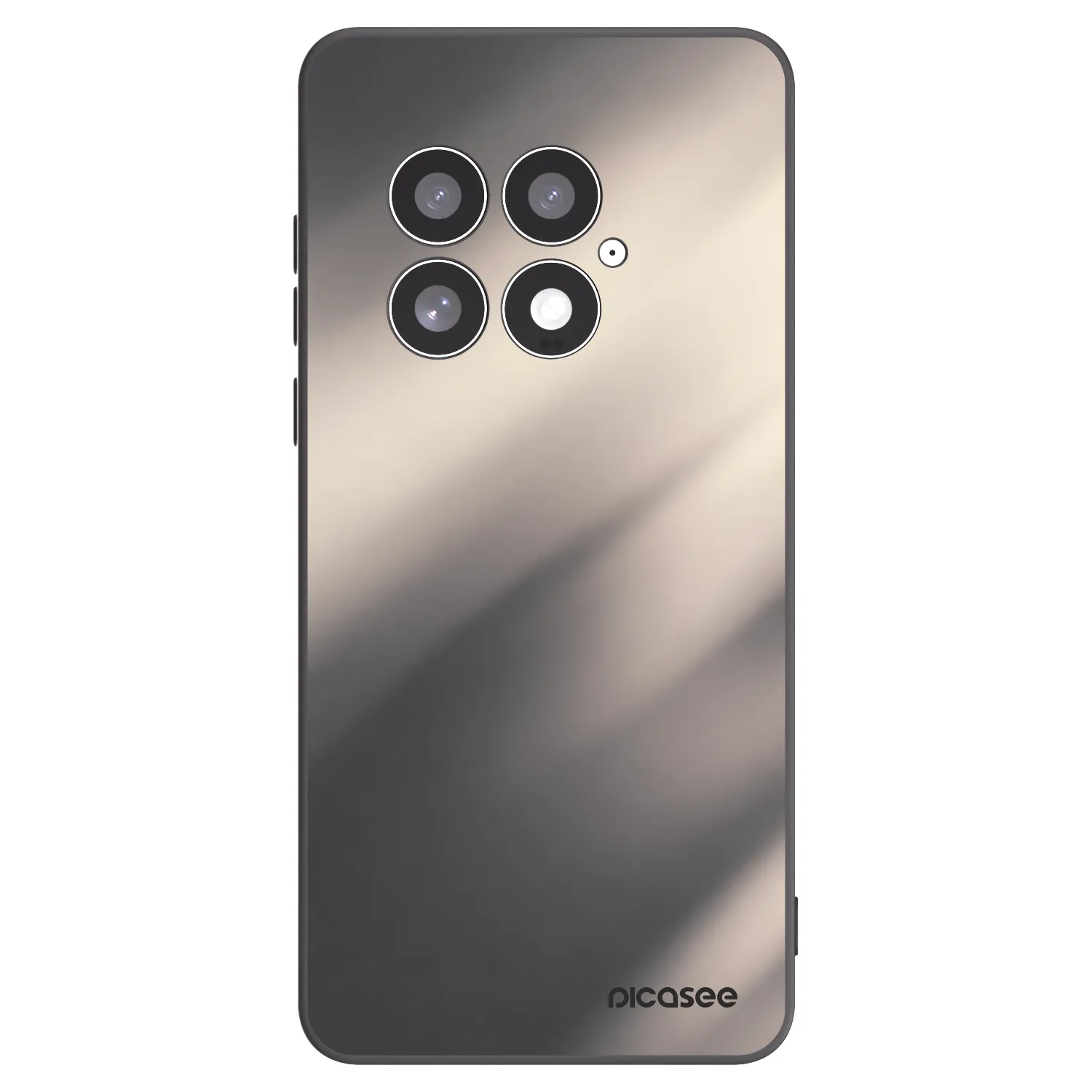 Picasee silikonski črni ovitek za OnePlus 13 5G - Smoky Beige