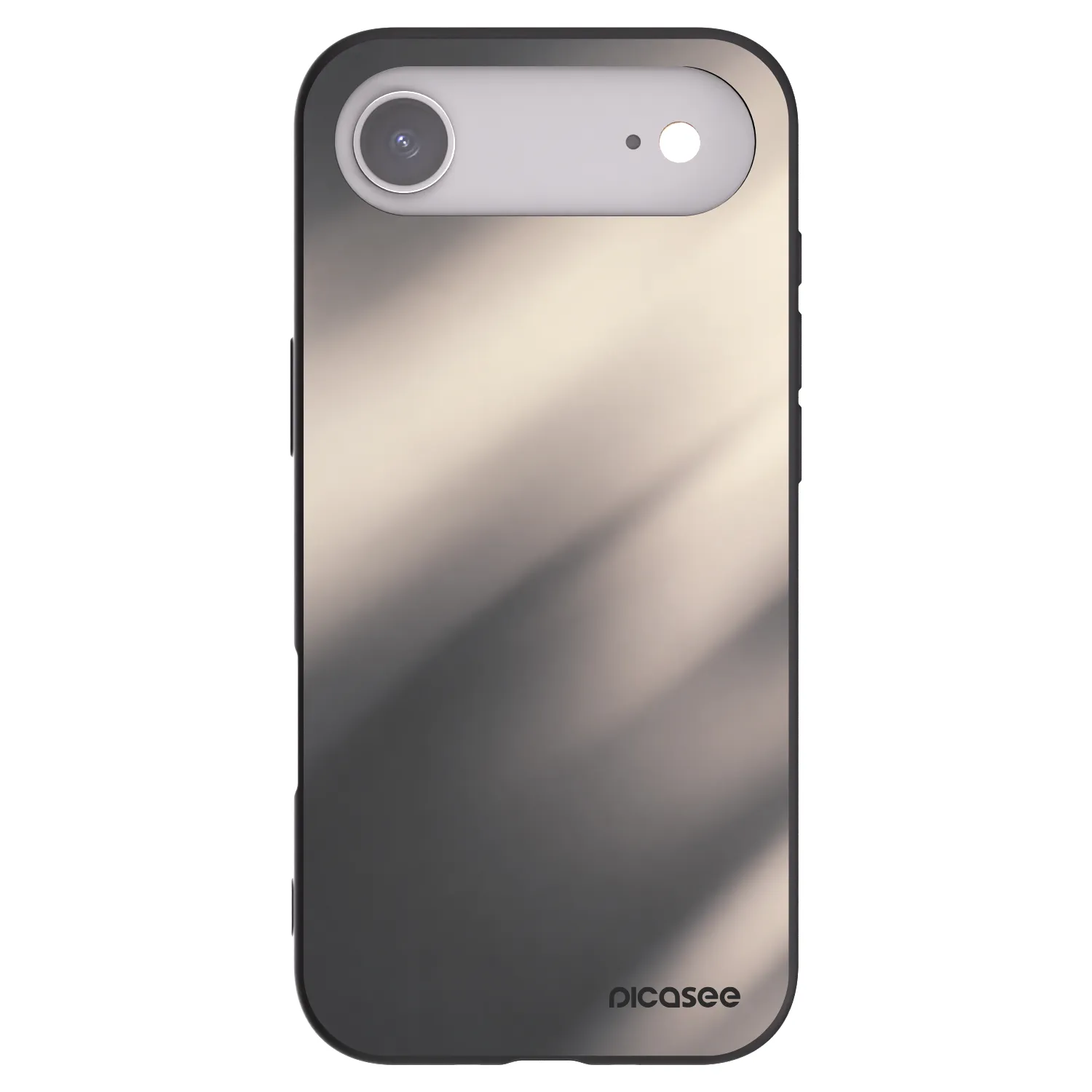 Picasee silikonski črni ovitek za Apple iPhone Air - Smoky Beige