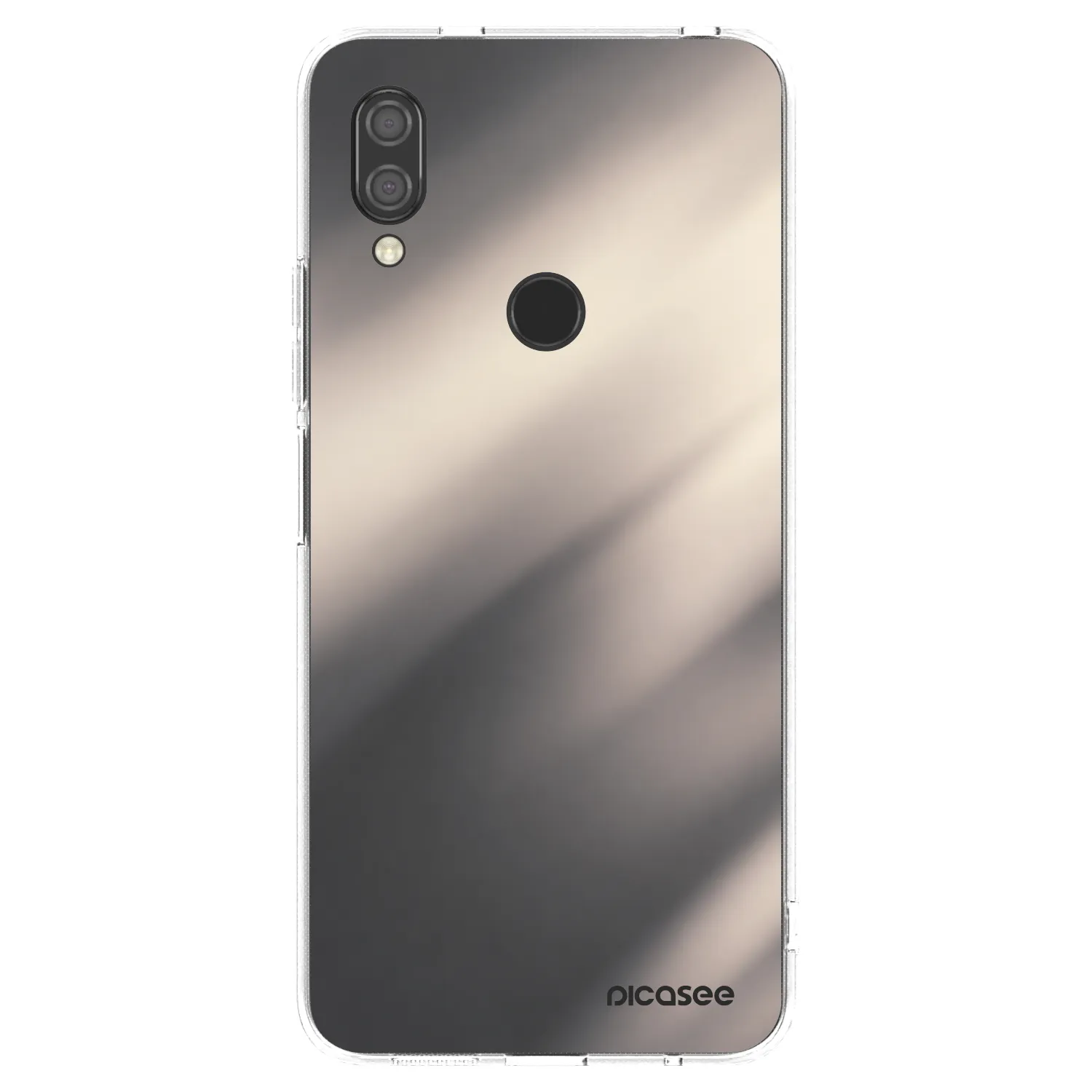 Picasee silikonski prozorni ovitek za Xiaomi Redmi 7 - Smoky Beige