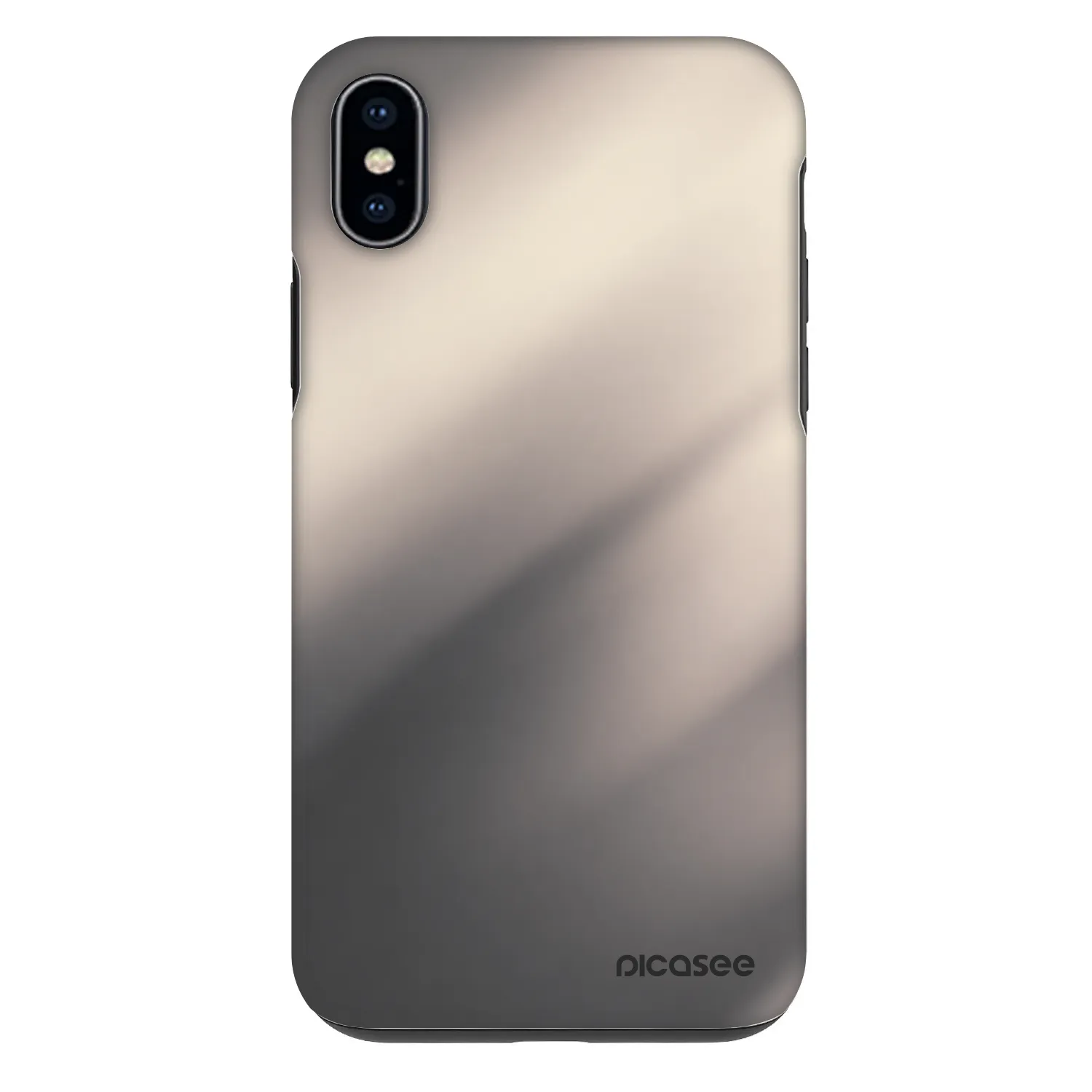 Picasee Fashion Case za Apple iPhone XS Max - Smoky Beige