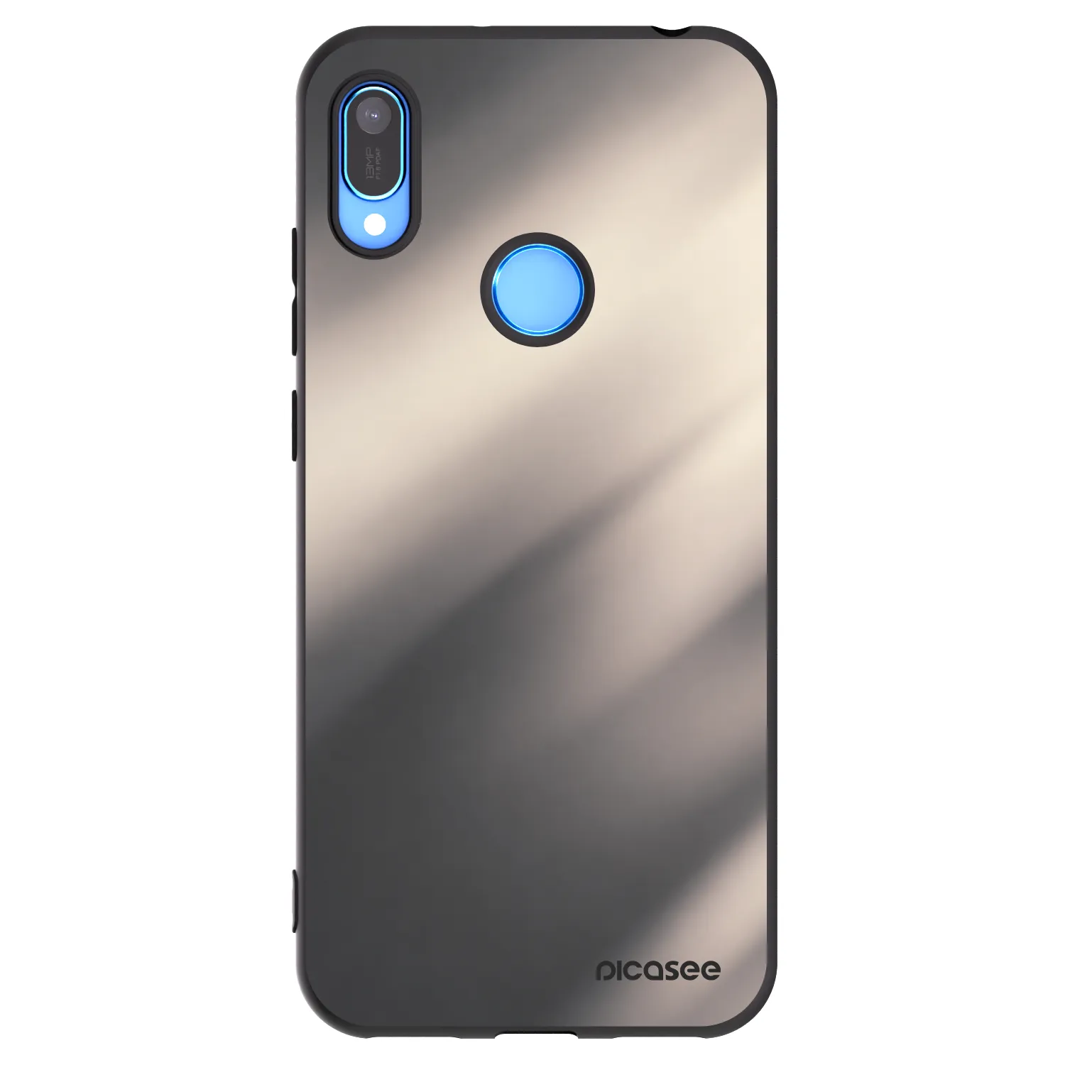 Picasee silikonski črni ovitek za Huawei Y6 2019 - Smoky Beige