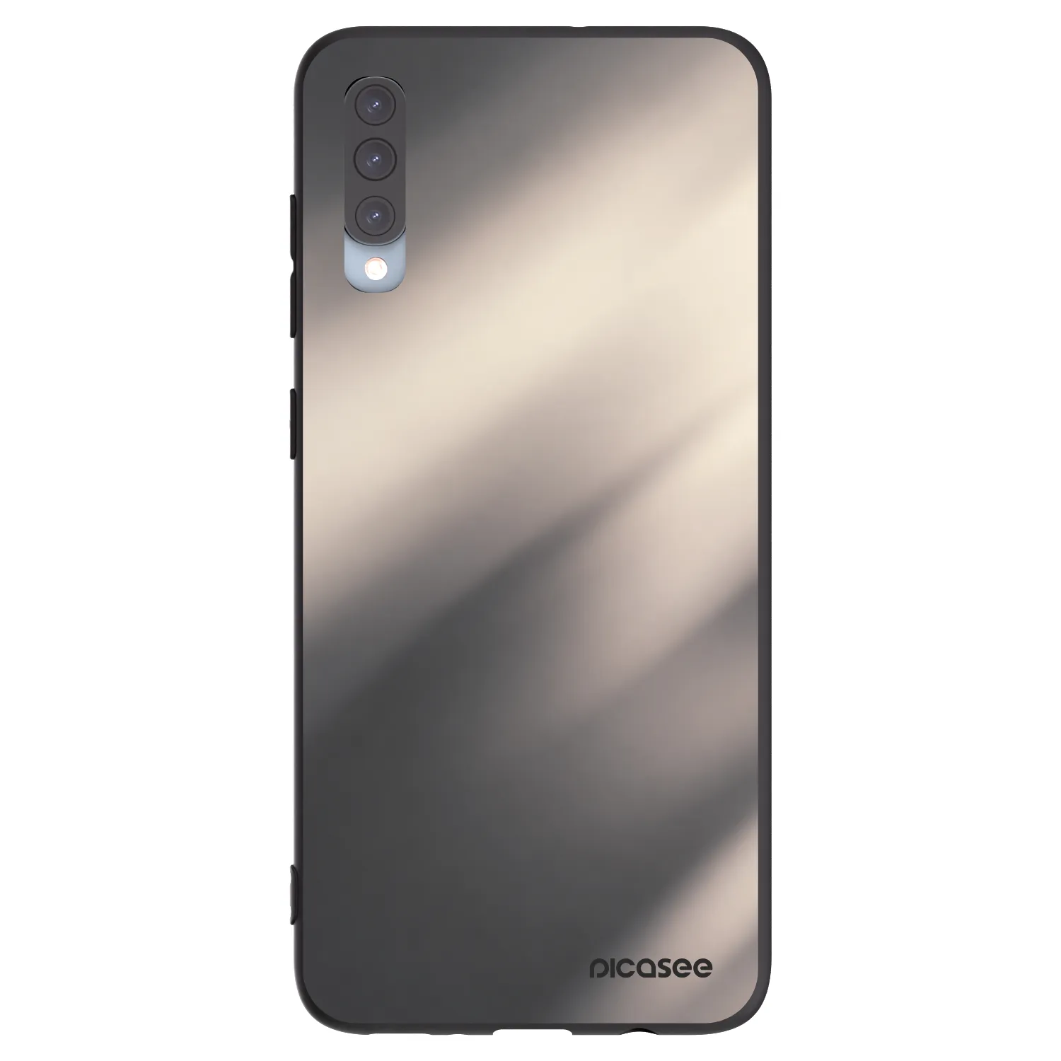 Picasee silikonski črni ovitek za Samsung Galaxy A70 A705F - Smoky Beige