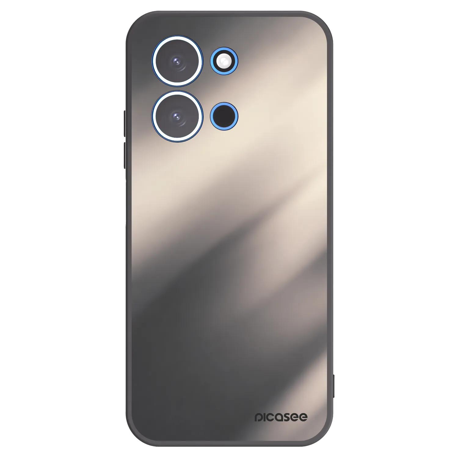 Picasee silikonski črni ovitek za Xiaomi Redmi 15C 4G - Smoky Beige