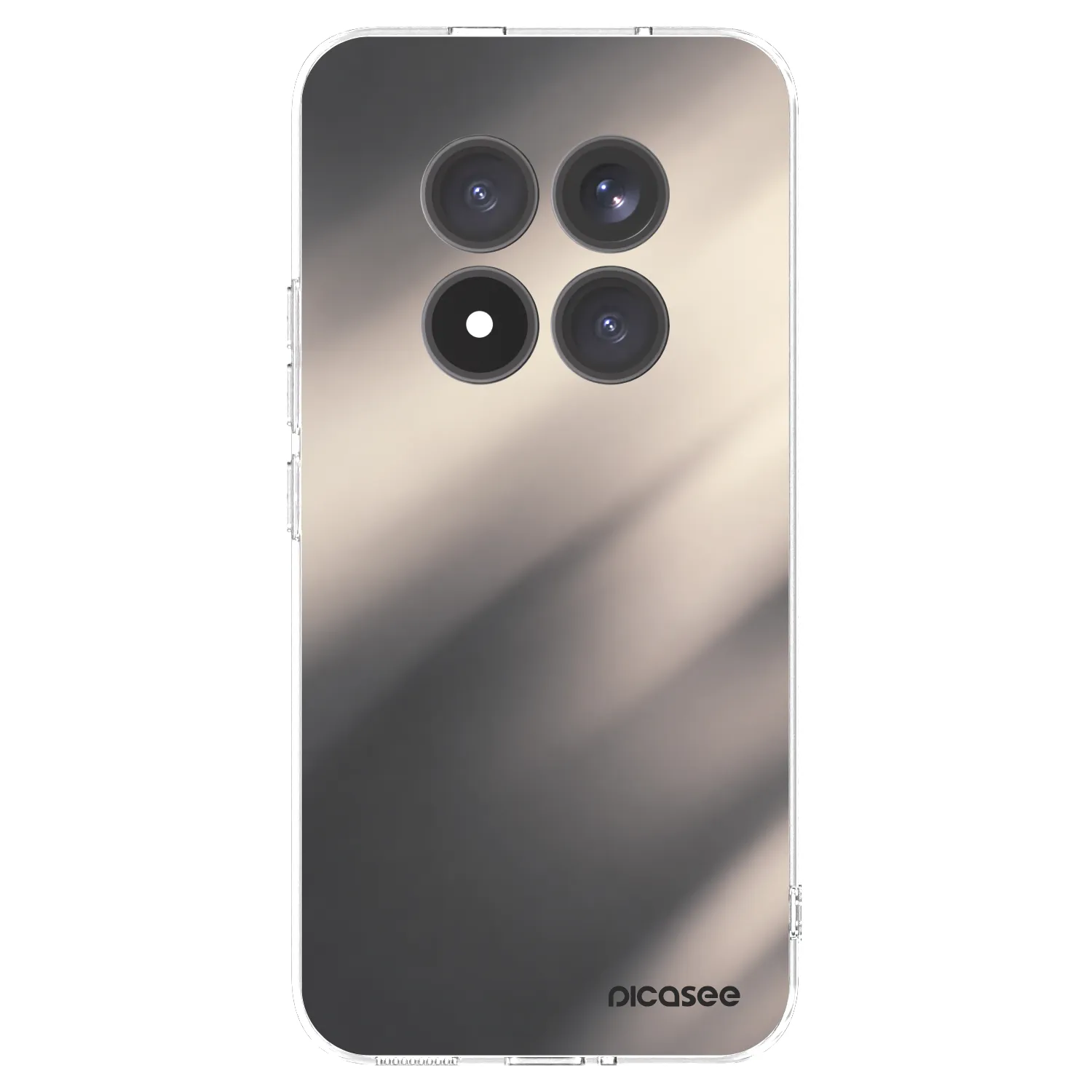 Picasee silikonski prozorni ovitek za Xiaomi Redmi Note 15 Pro+ - Smoky Beige