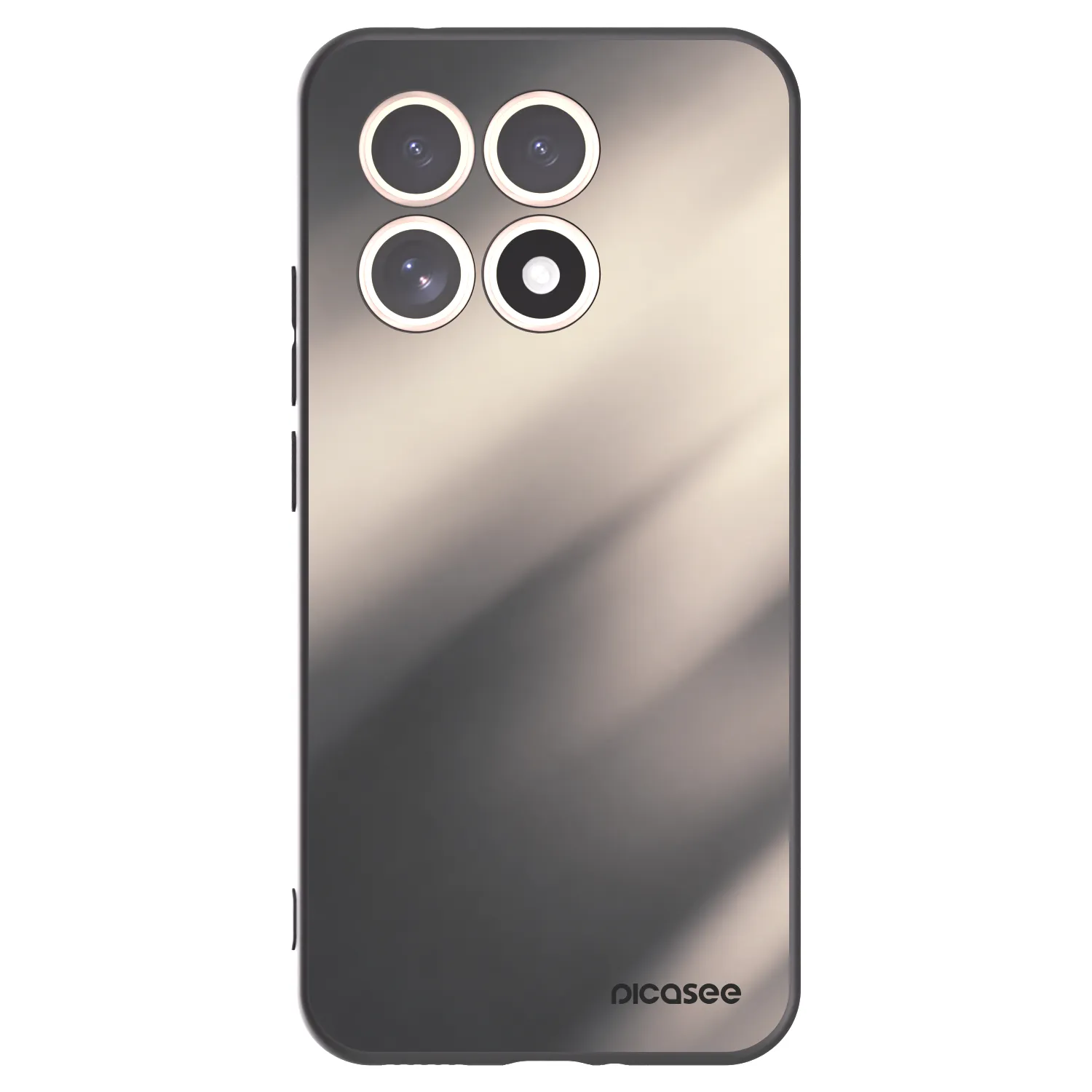 Picasee silikonski črni ovitek za Xiaomi 15T - Smoky Beige