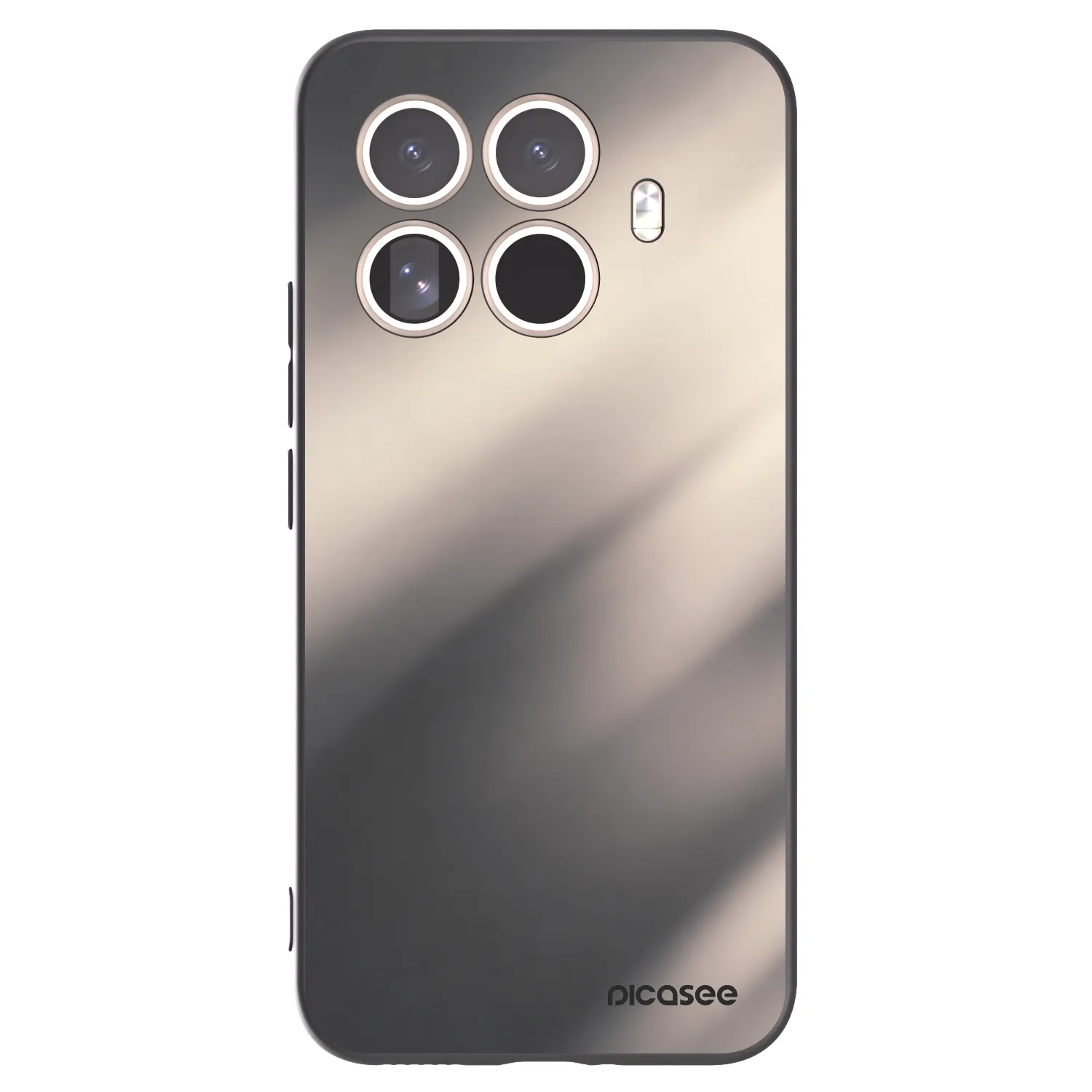 Picasee silikonski črni ovitek za Xiaomi 15T Pro - Smoky Beige