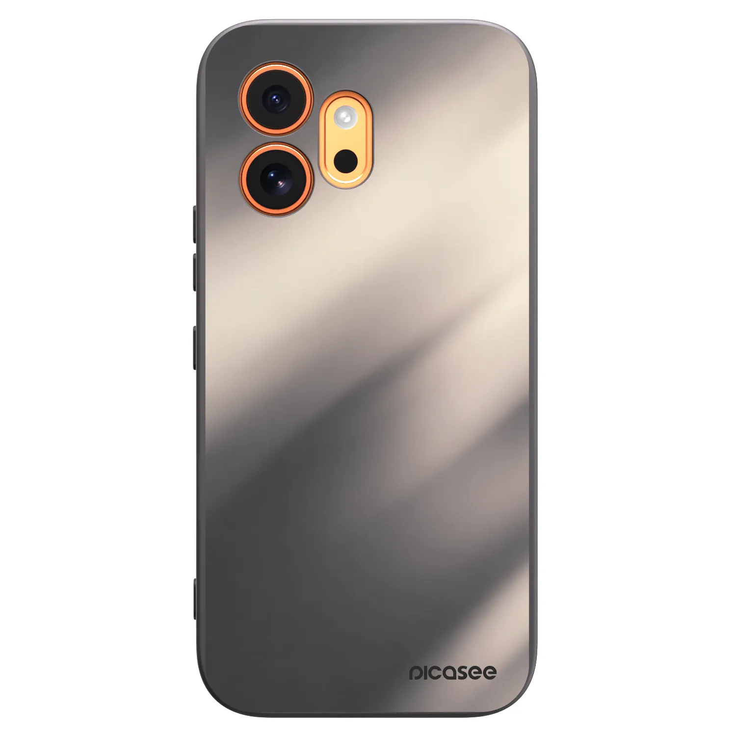 Picasee silikonski črni ovitek za Honor 600 - Smoky Beige