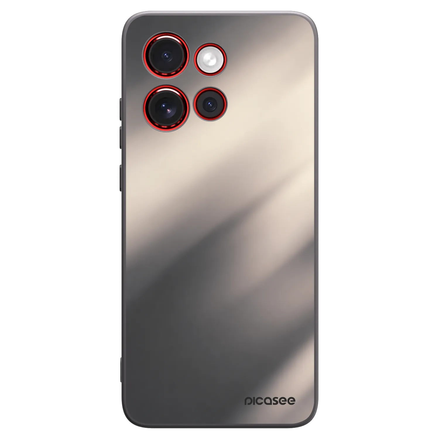Picasee silikonski črni ovitek za Motorola Edge 60 Neo 5G - Smoky Beige