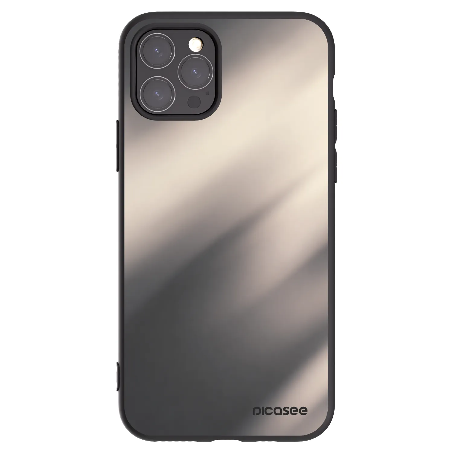 Picasee silikonski črni ovitek za Apple iPhone 11 Pro - Smoky Beige
