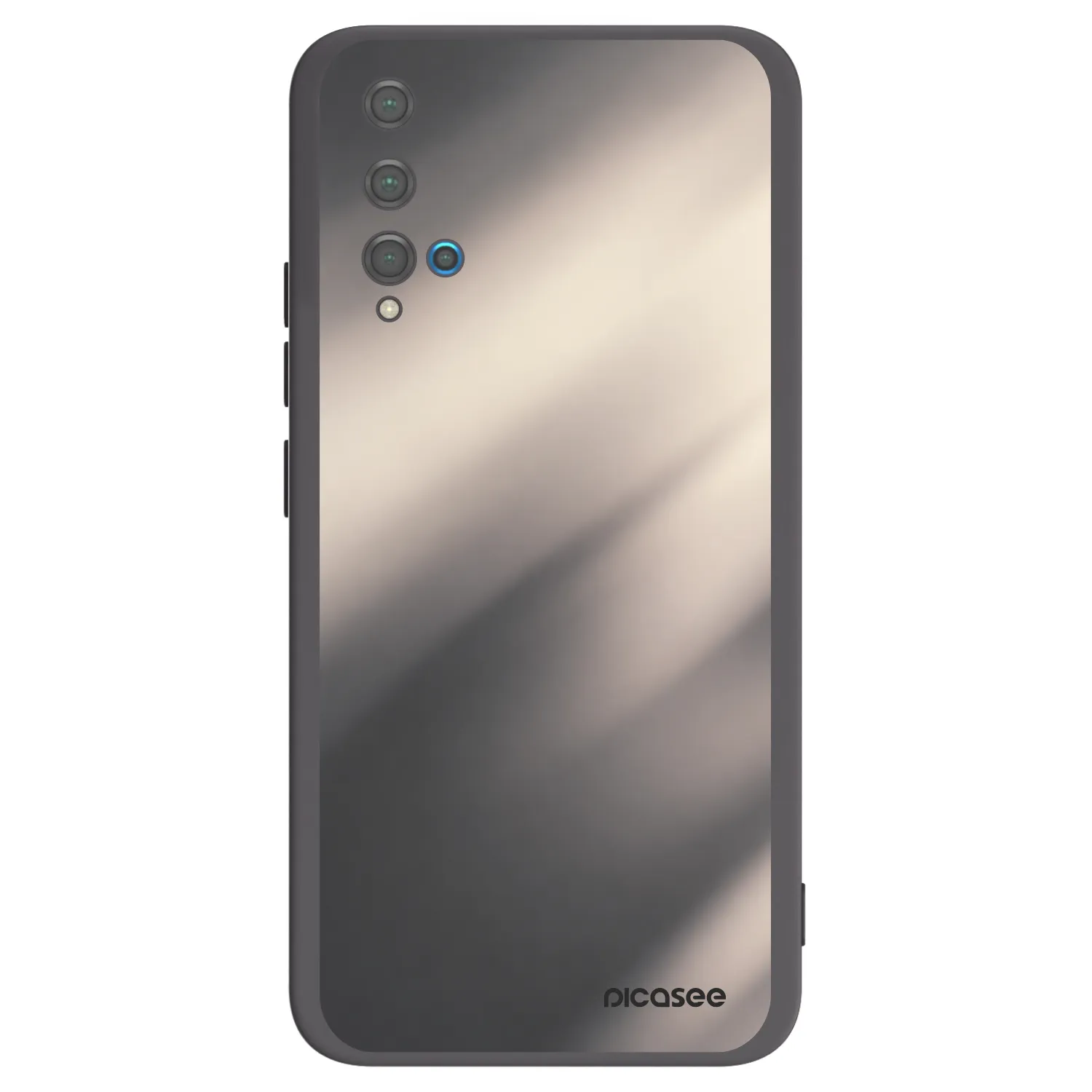 Picasee silikonski črni ovitek za Huawei Nova 5T - Smoky Beige