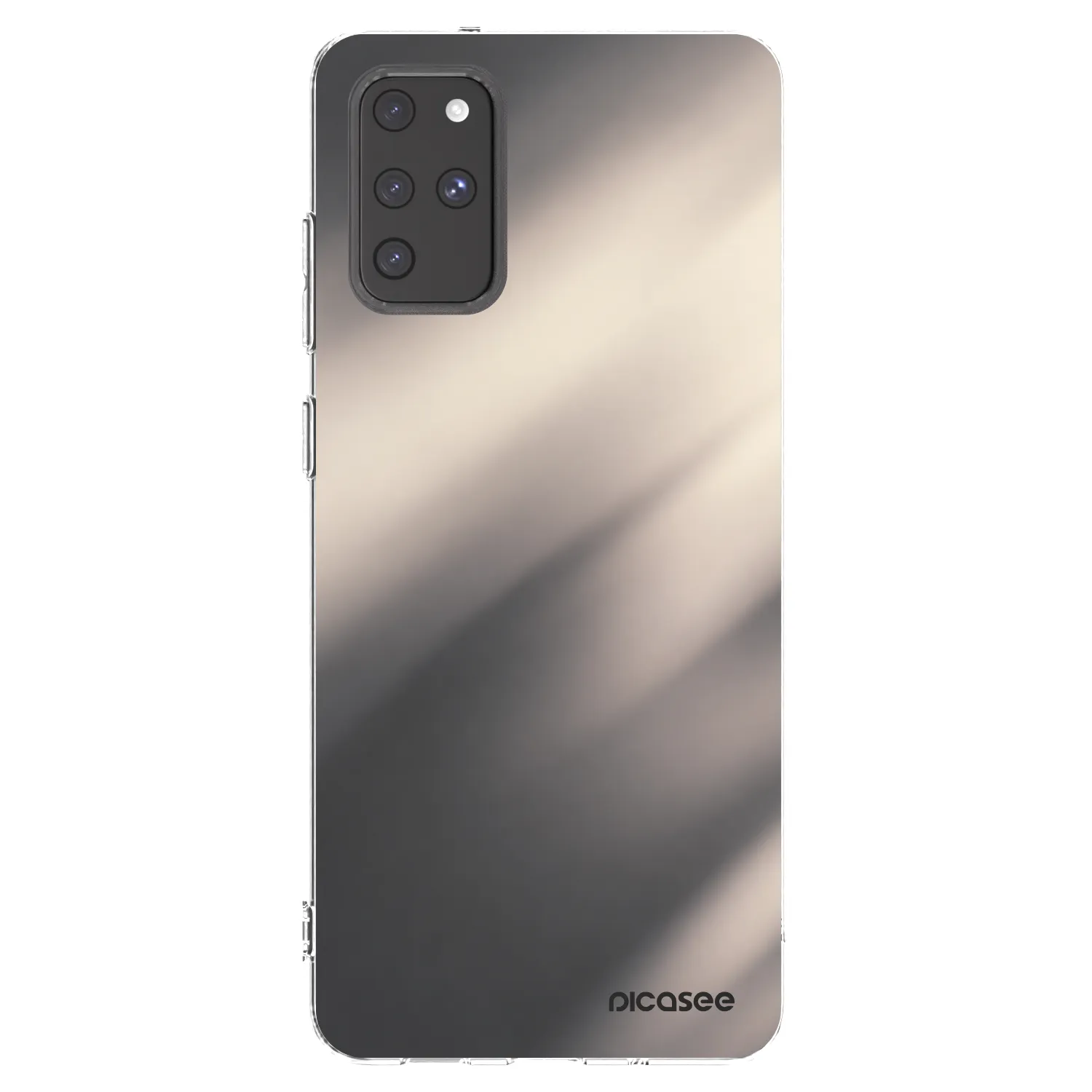 Picasee silikonski prozorni ovitek za Samsung Galaxy S20+ G985F - Smoky Beige