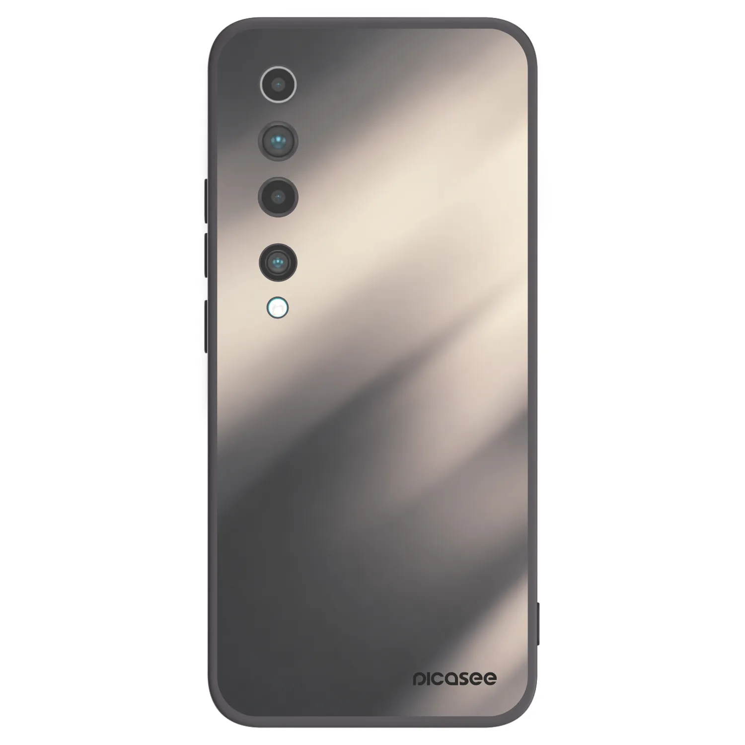 Picasee silikonski črni ovitek za Xiaomi Mi 10 - Smoky Beige