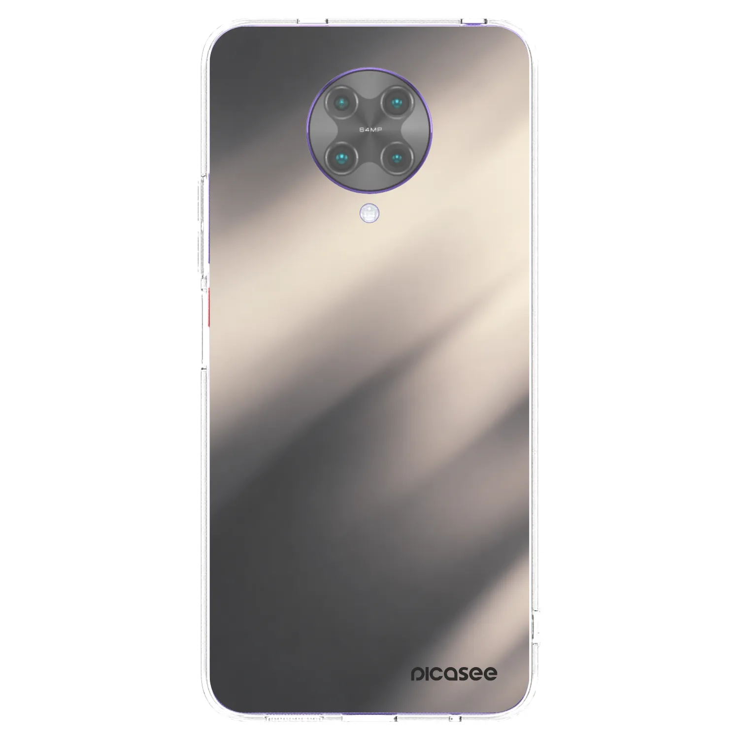 Picasee silikonski prozorni ovitek za Xiaomi Poco F2 Pro - Smoky Beige