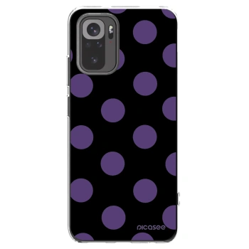 Picasee silikonski prozorni ovitek za Xiaomi Redmi Note 10 - Big flickers