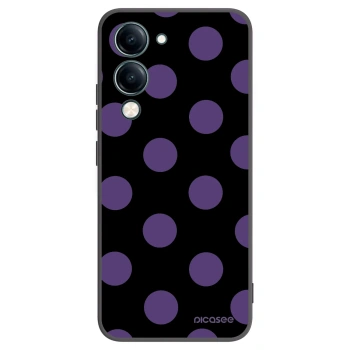 Picasee silikonski črni ovitek za Vivo Y29s 5G - Big flickers