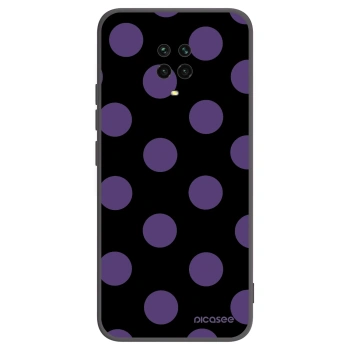 Picasee silikonski črni ovitek za Xiaomi Redmi Note 9 Pro - Big flickers