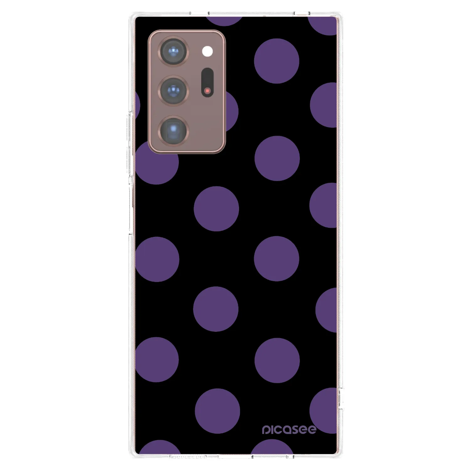 Picasee silikonski prozorni ovitek za Samsung Galaxy Note 20 Ultra - Big flickers