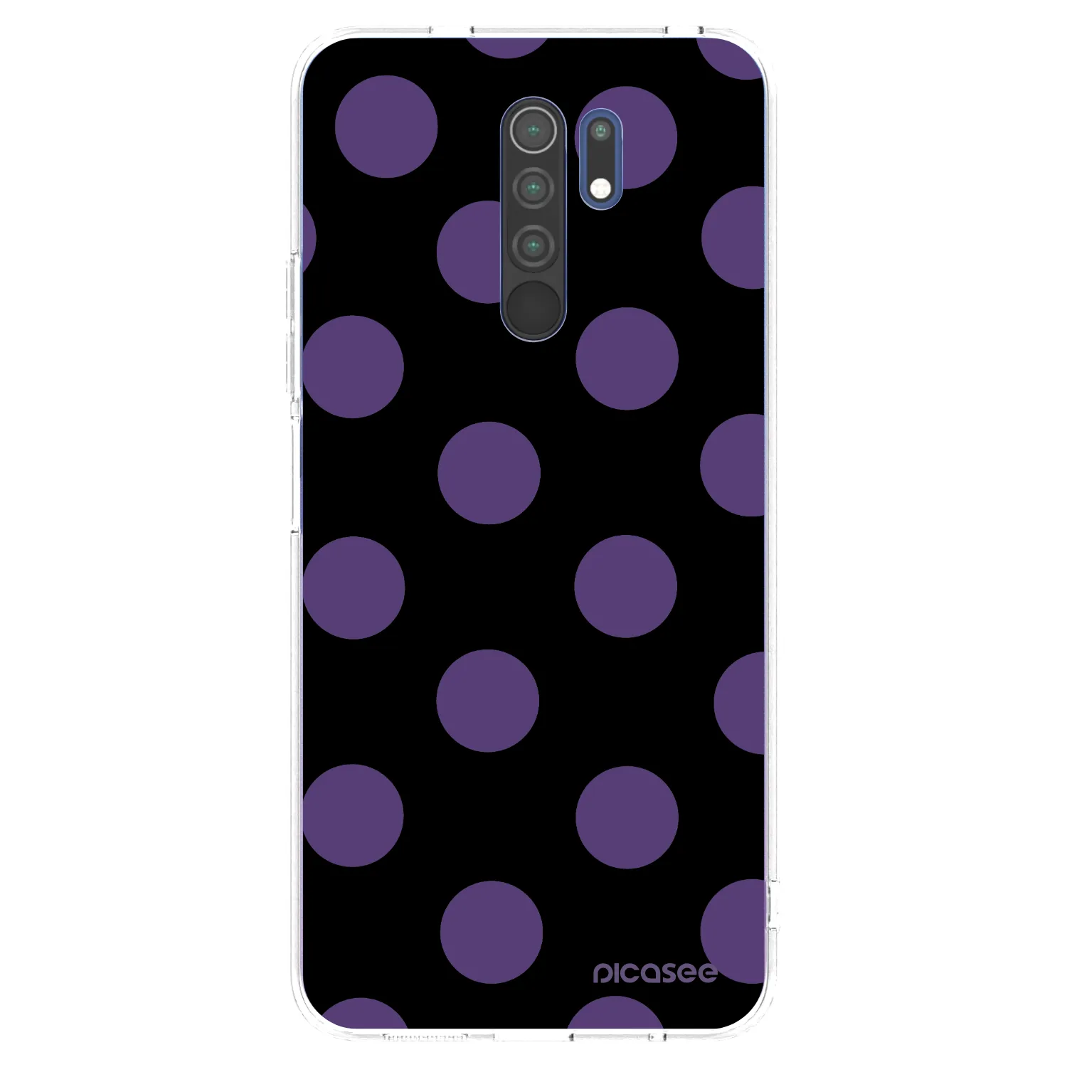 Picasee silikonski prozorni ovitek za Xiaomi Redmi 9 - Big flickers