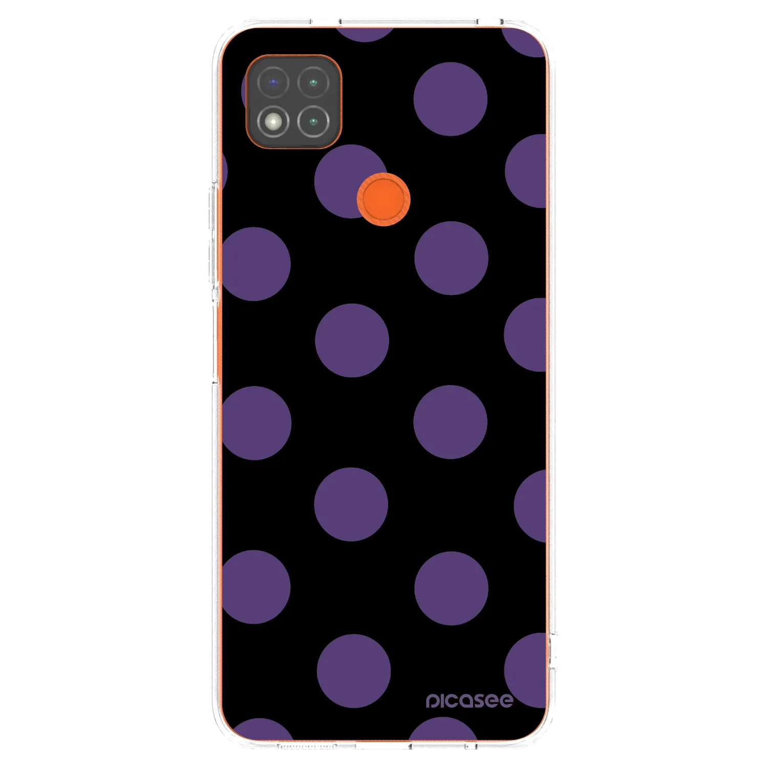 Picasee silikonski prozorni ovitek za Xiaomi Redmi 9C - Big flickers