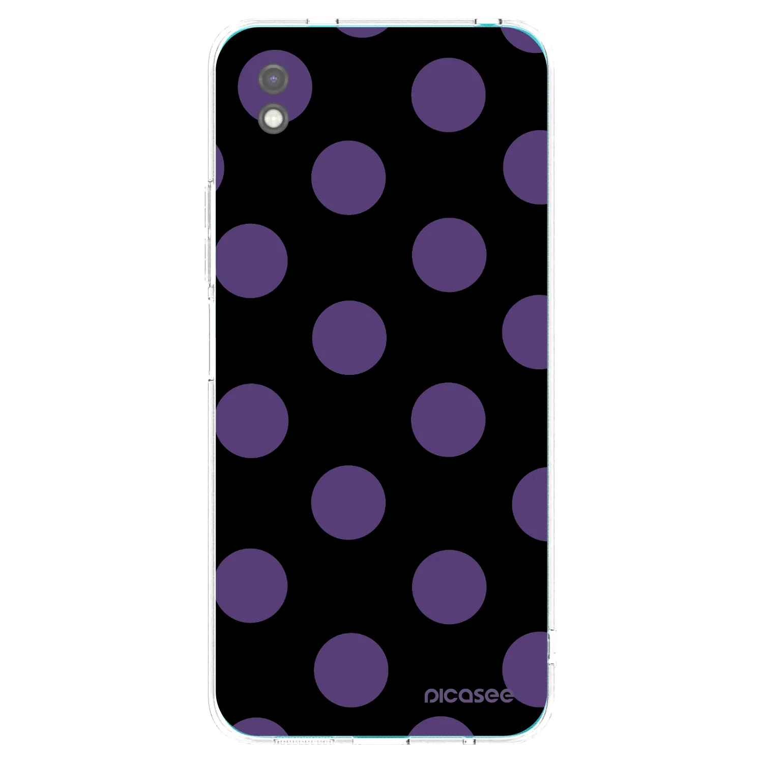 Picasee silikonski črni ovitek za Xiaomi Redmi 9A - Big flickers