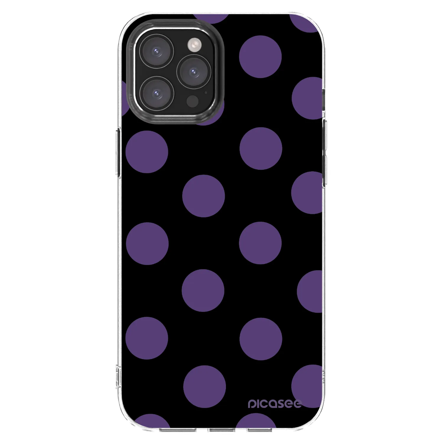 Picasee silikonski prozorni ovitek za Apple iPhone 12 Pro Max - Big flickers