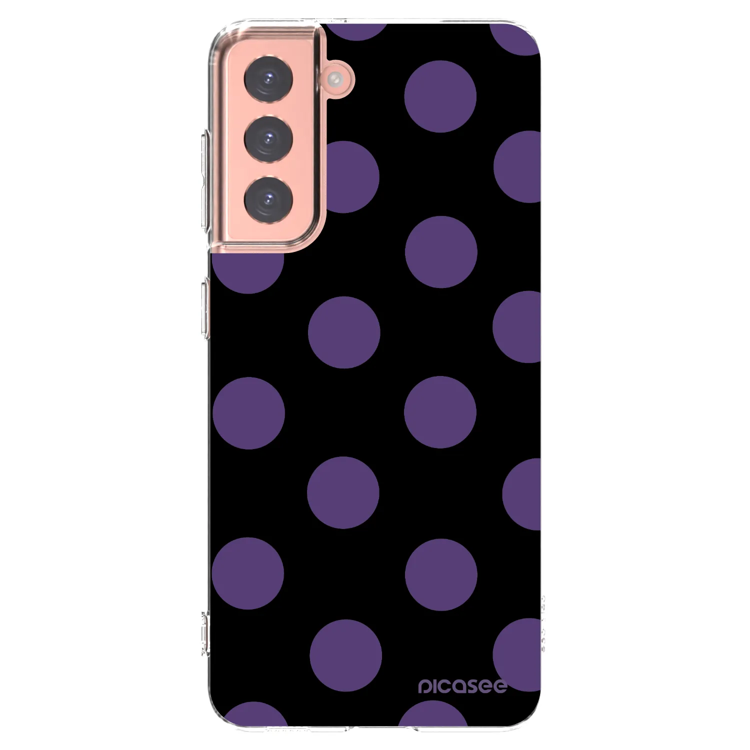 Picasee silikonski prozorni ovitek za Samsung Galaxy S21 5G G991B - Big flickers