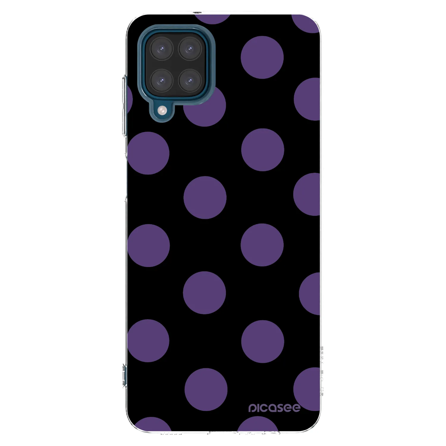 Picasee silikonski prozorni ovitek za Samsung Galaxy A12 A125F - Big flickers