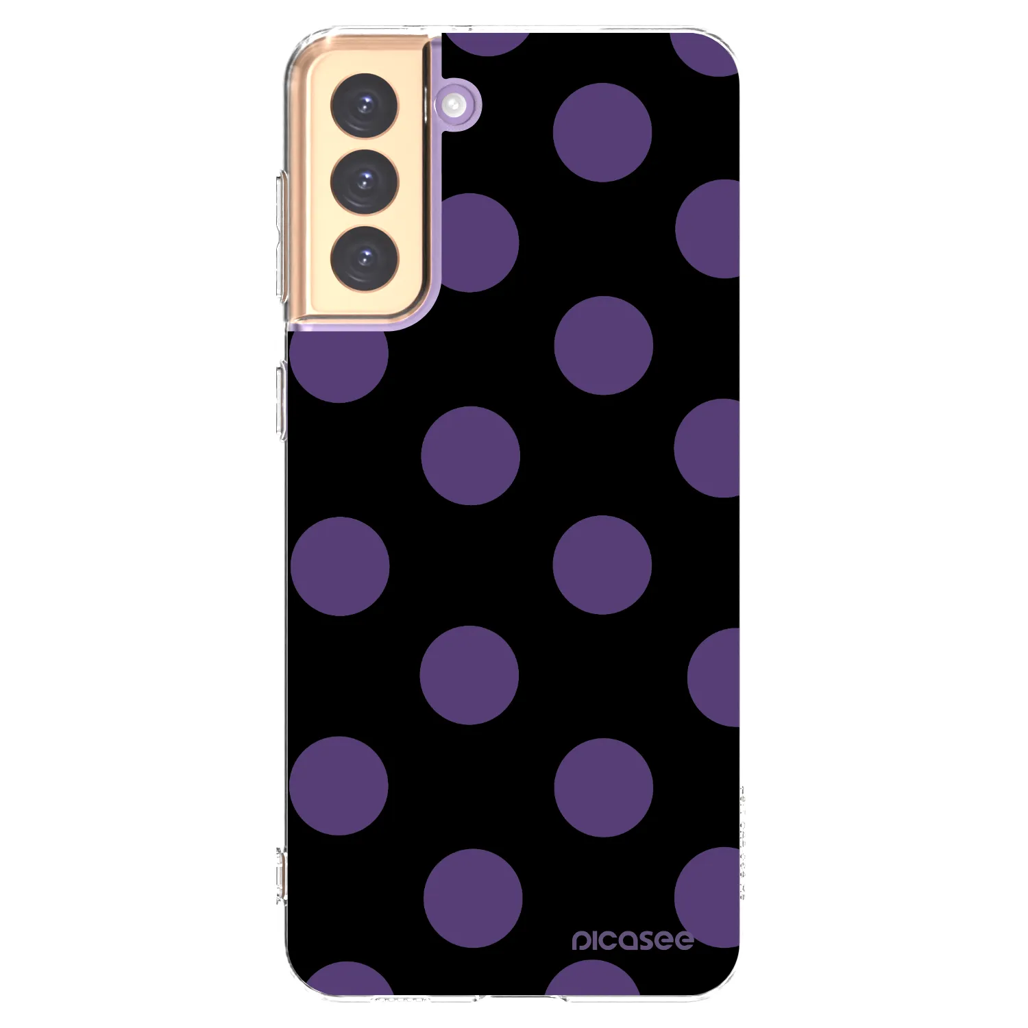 Picasee silikonski prozorni ovitek za Samsung Galaxy S21+ 5G G996F - Big flickers