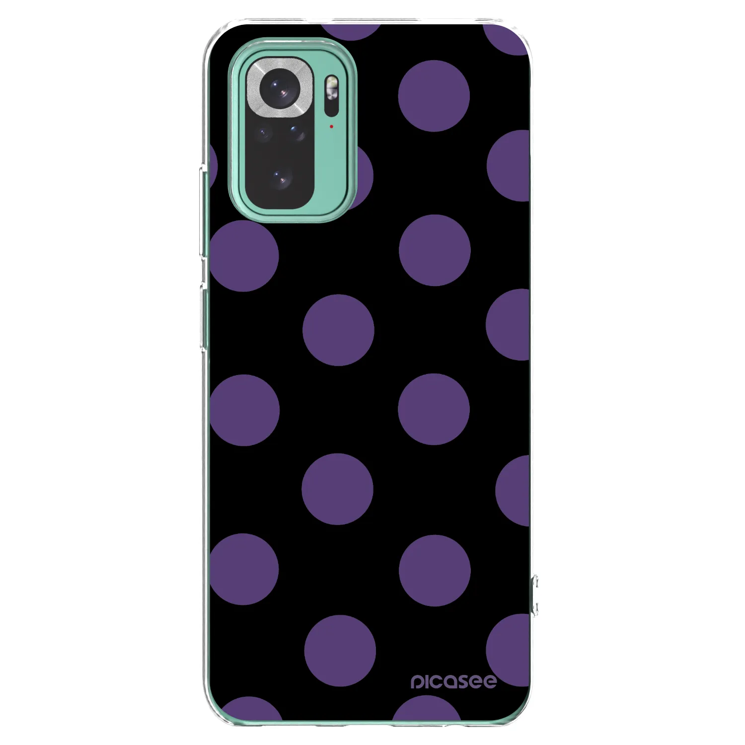 Picasee silikonski prozorni ovitek za Xiaomi Redmi Note 10 Pro - Big flickers