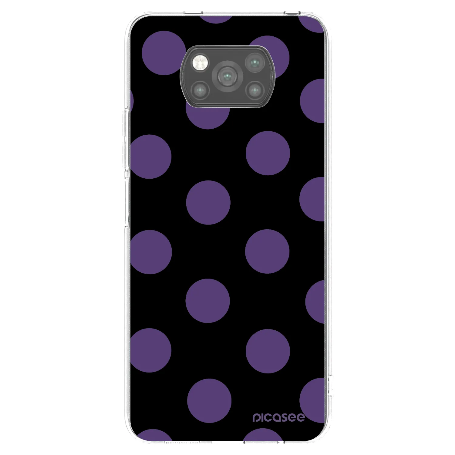 Picasee silikonski črni ovitek za Xiaomi Poco X3 Pro - Big flickers