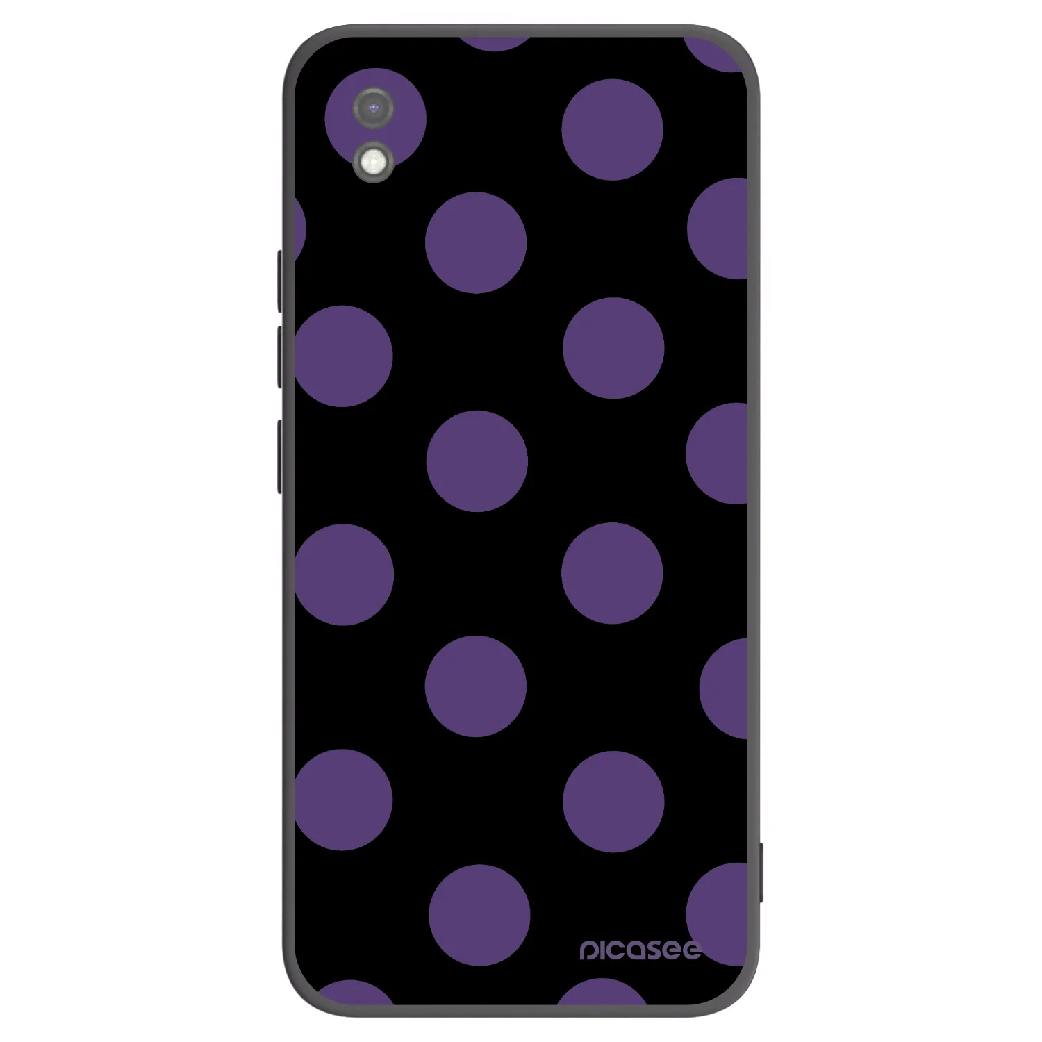 Picasee silikonski črni ovitek za Xiaomi Redmi 9AT - Big flickers