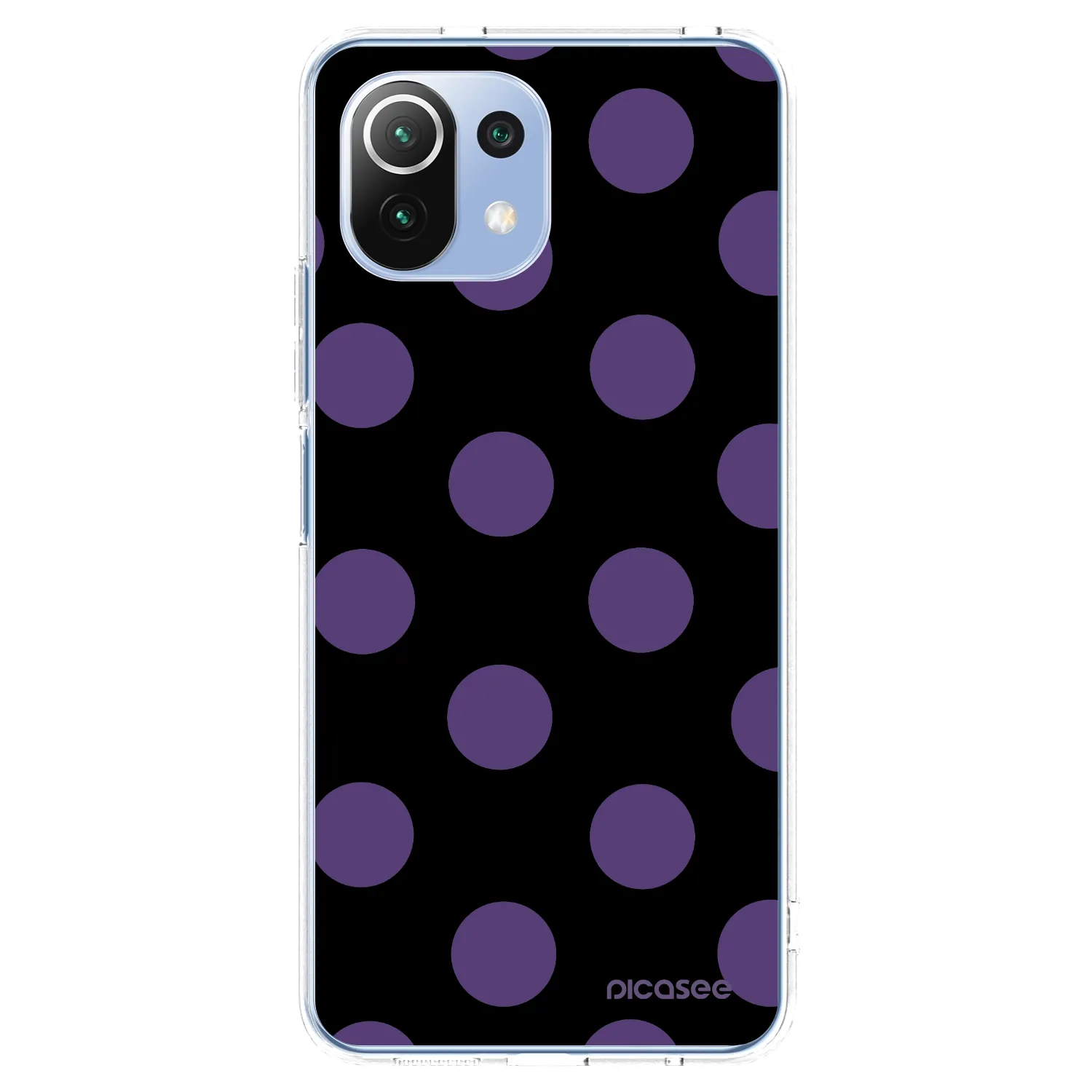 Picasee silikonski prozorni ovitek za Xiaomi Mi 11 Lite - Big flickers