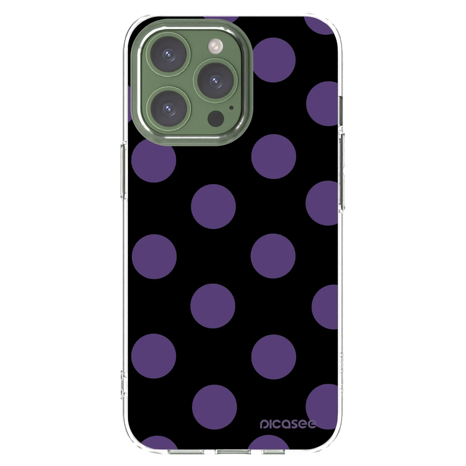 Picasee silikonski prozorni ovitek za Apple iPhone 13 Pro - Big flickers