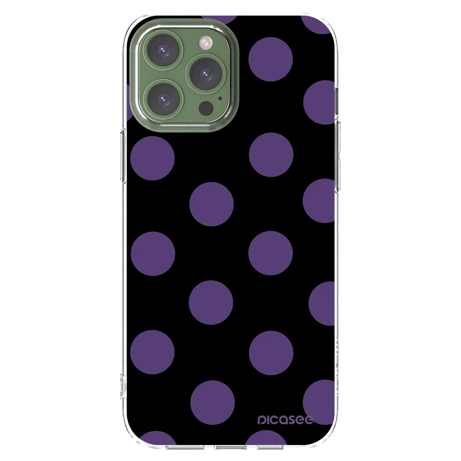 Picasee silikonski prozorni ovitek za Apple iPhone 13 Pro Max - Big flickers