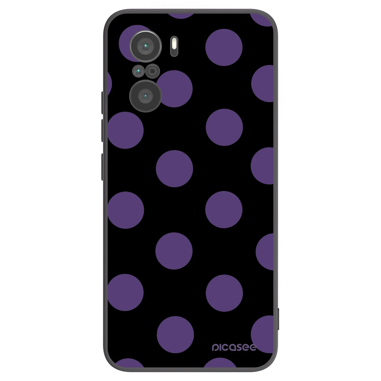 Picasee silikonski črni ovitek za Xiaomi Poco F3 - Big flickers